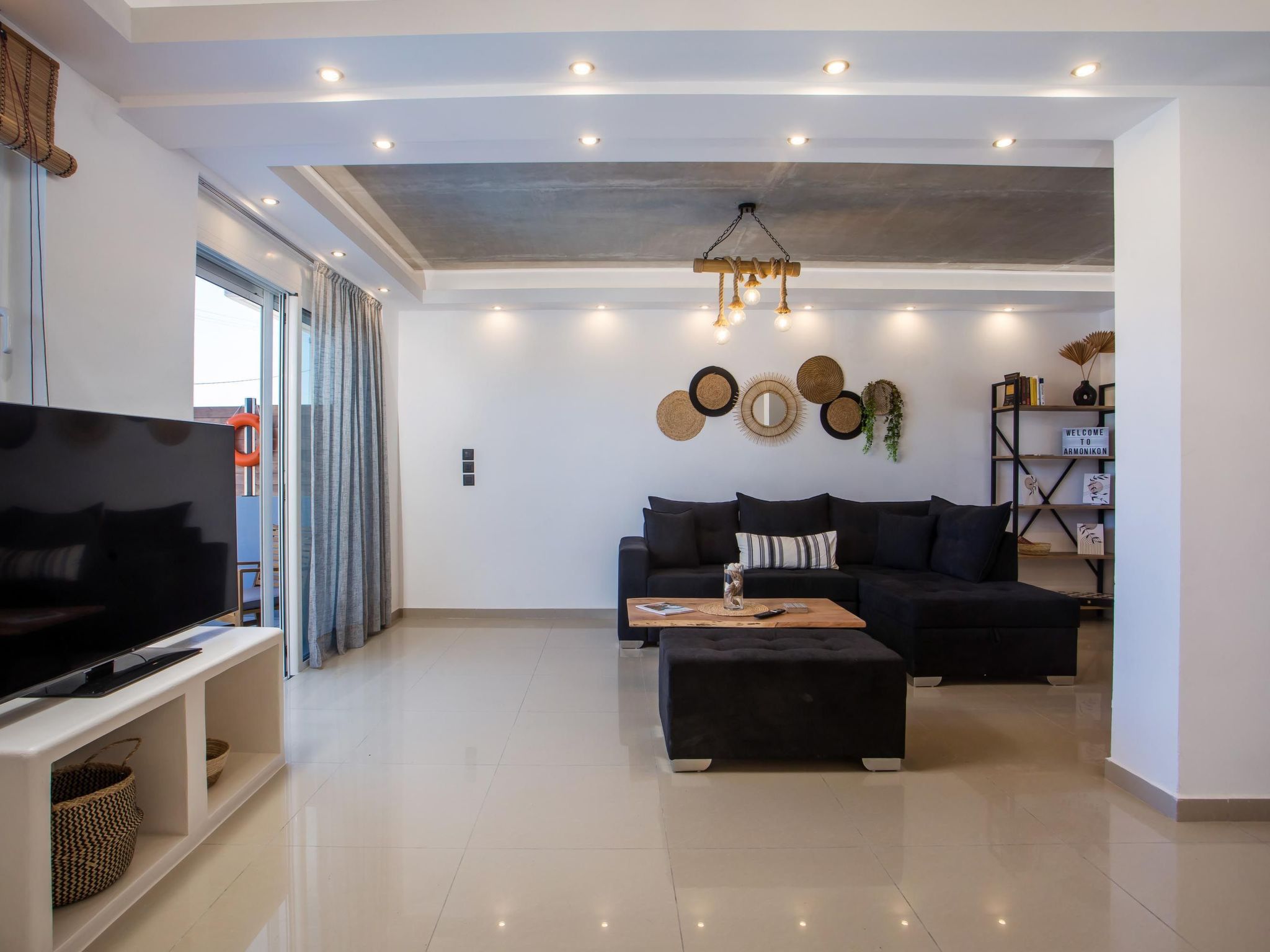 Armonikon Pool Villa 2-Dedans