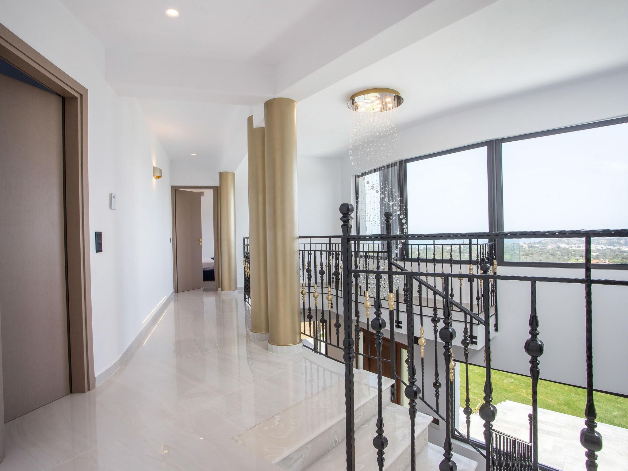 Villa Indira in der Nähe des Dorfes Kallithea-Dehors