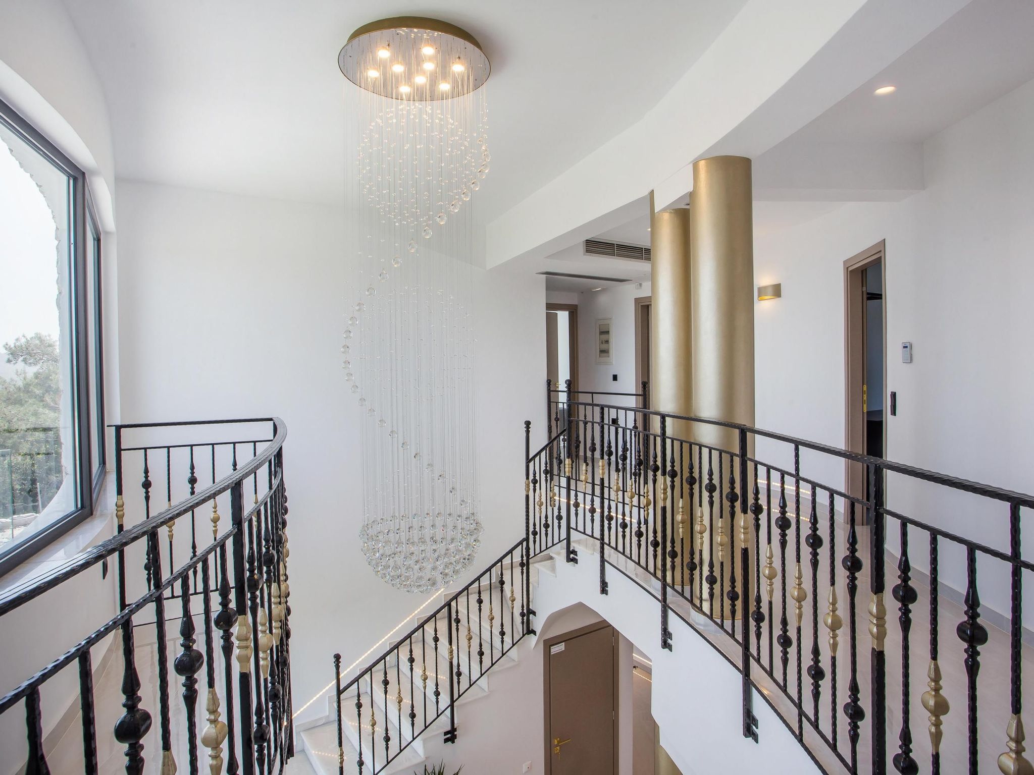 Villa Indira in der Nähe des Dorfes Kallithea-Dehors