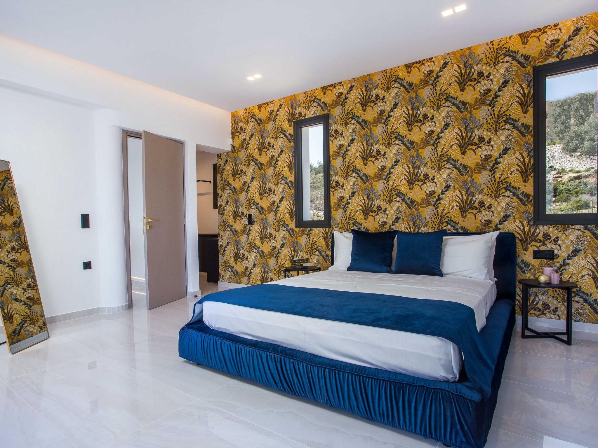 Villa Indira in der Nähe des Dorfes Kallithea-Dehors