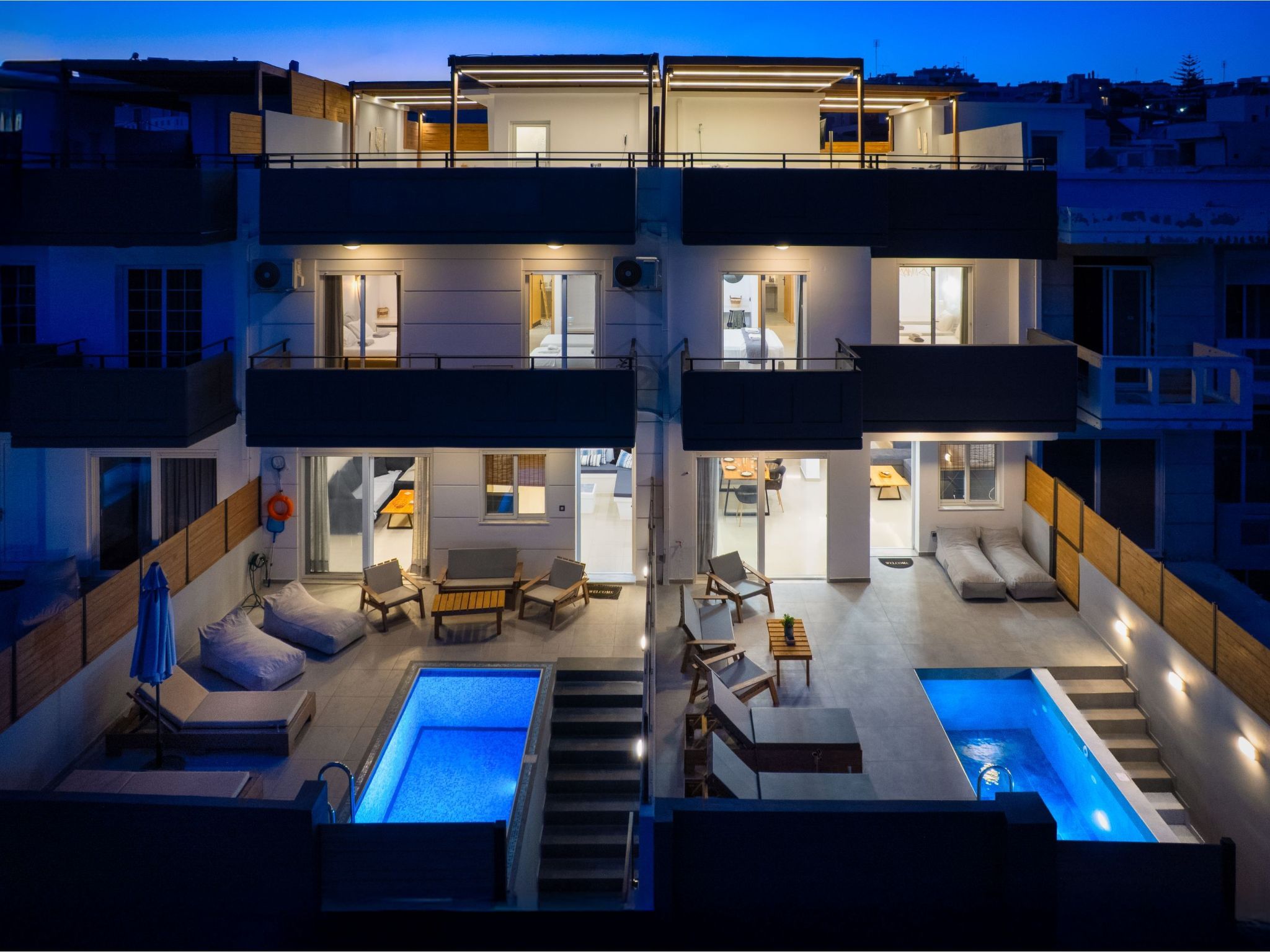 Armonikon Pool Villa 3-Dedans