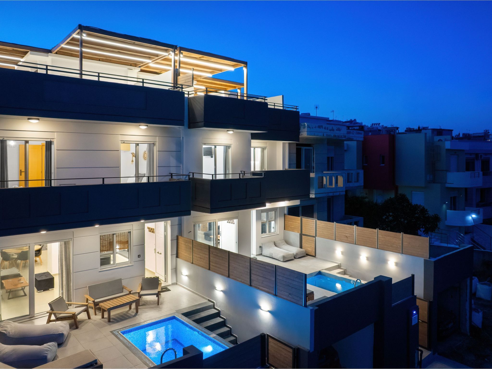 Armonikon Pool Villa 3-Dedans