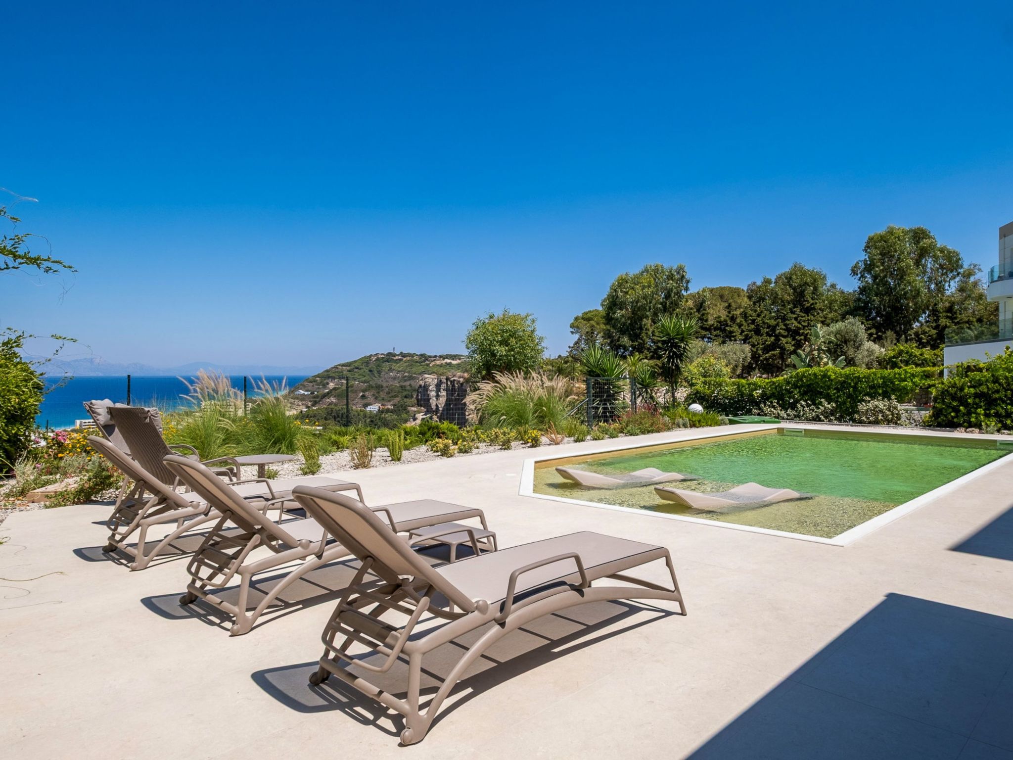 Vista von Del Sol: Exclusieve villa met zeezicht en privézwembad in Faliraki - foto 40