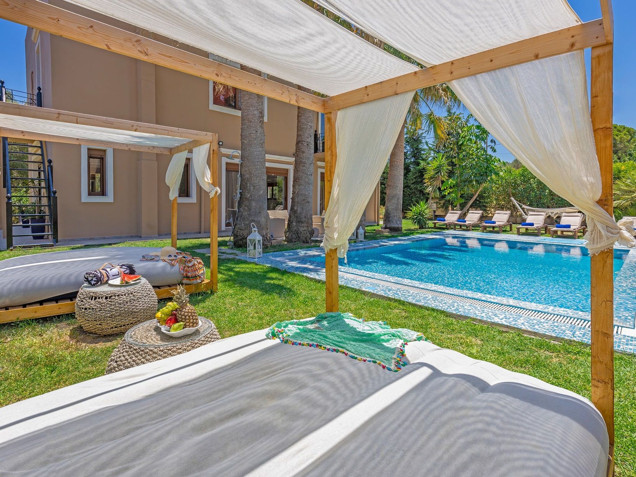 Luxusvilla Rhodos-Dehors