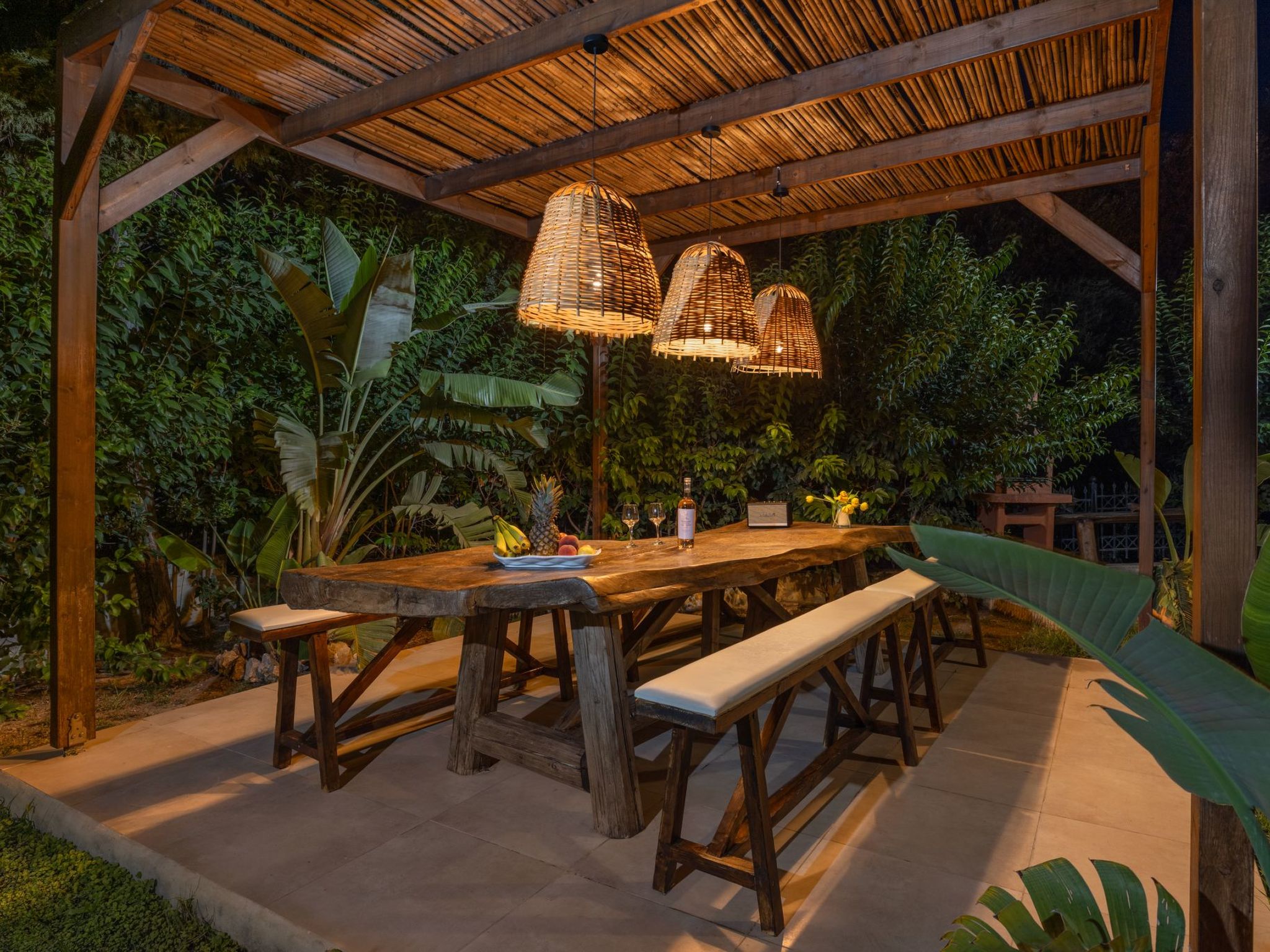 Luxusvilla Rhodos-Dehors