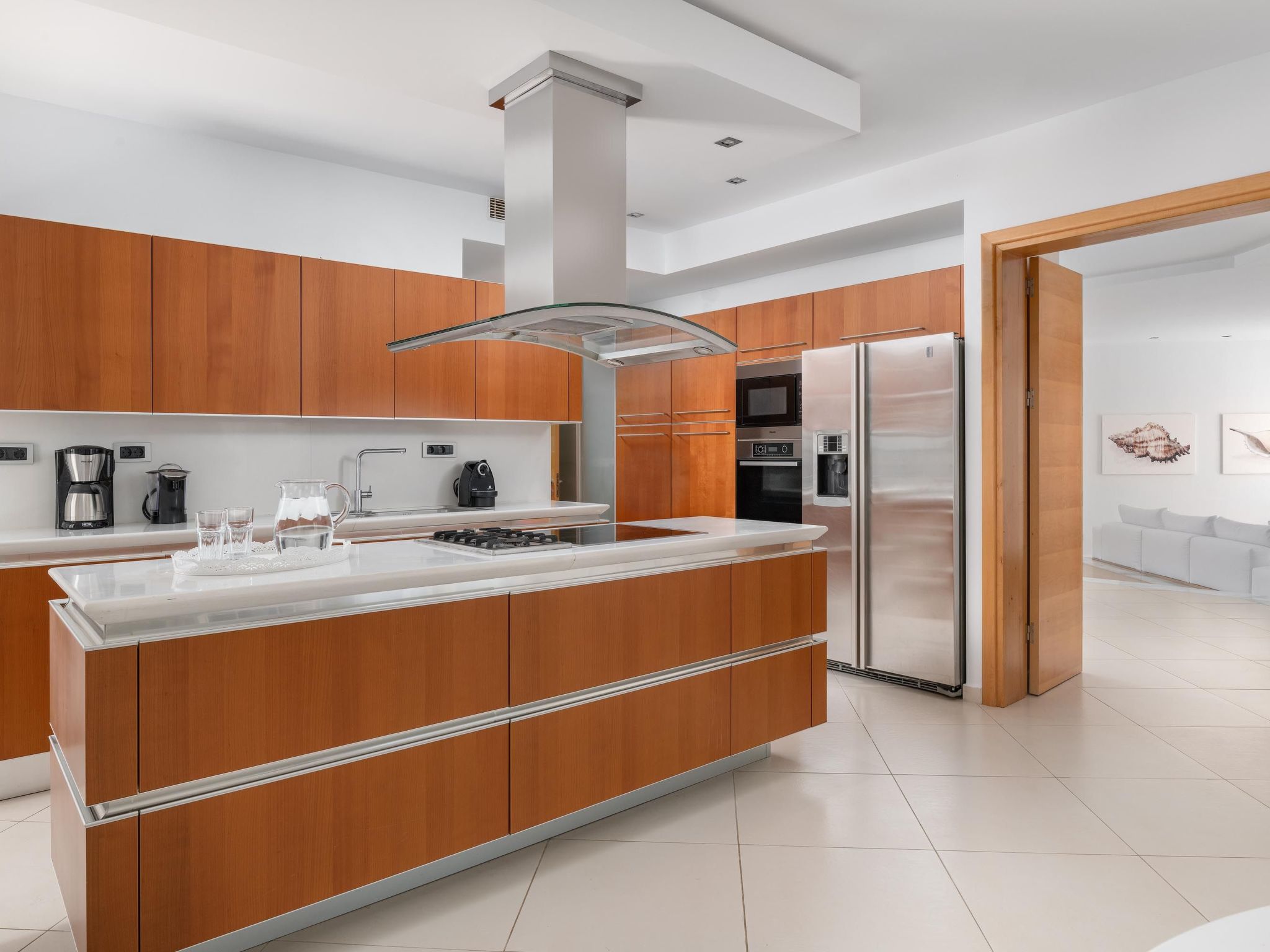 Schöne weiße Ferienvilla Liebe-Dedans