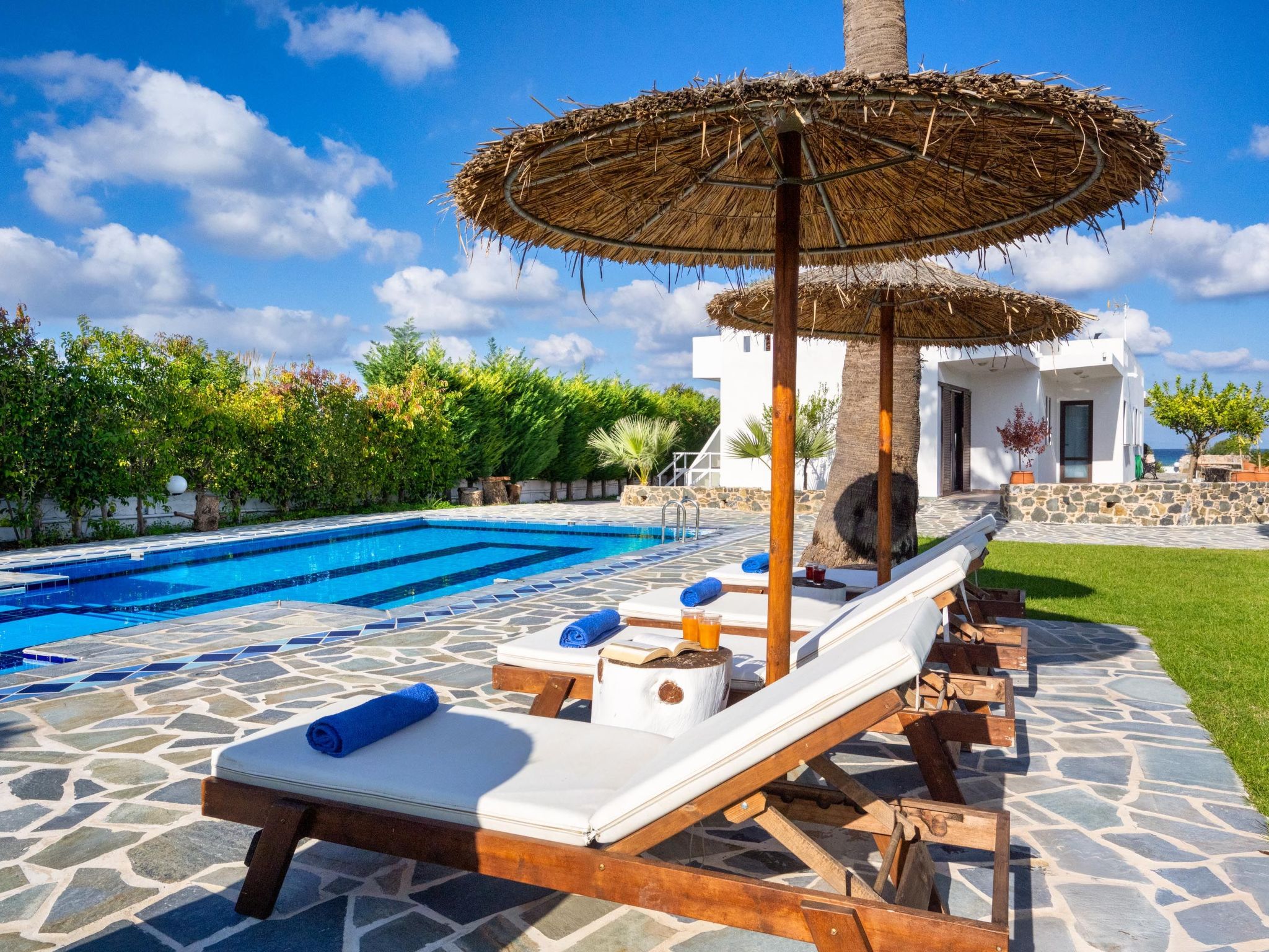 Vakantiehuis met privé zwembad in Soroni (Griekenland) voor 5 personen