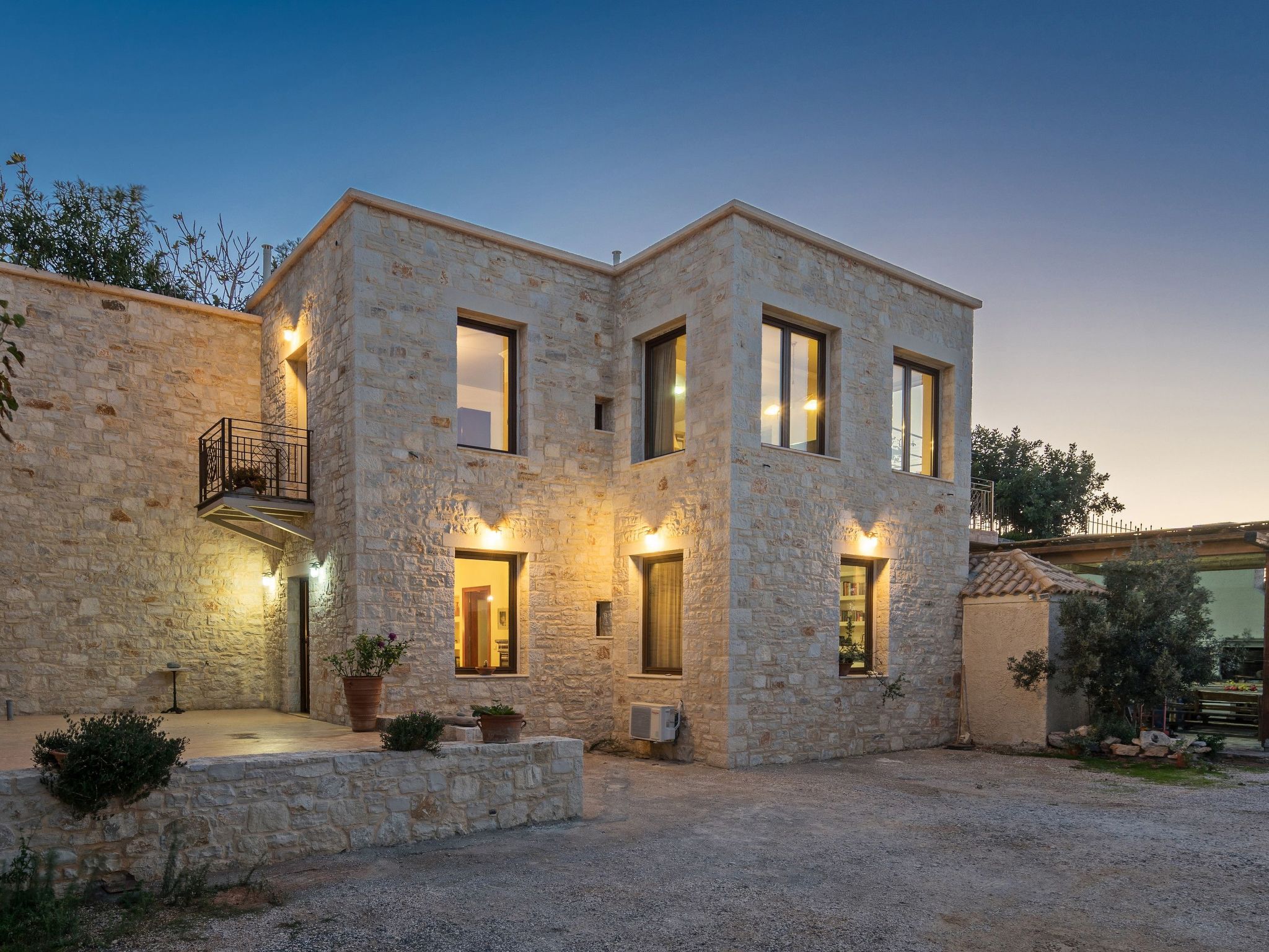 Hochzeit Villa Anemomylos Beheizter Pool Jacuzzi-Dehors