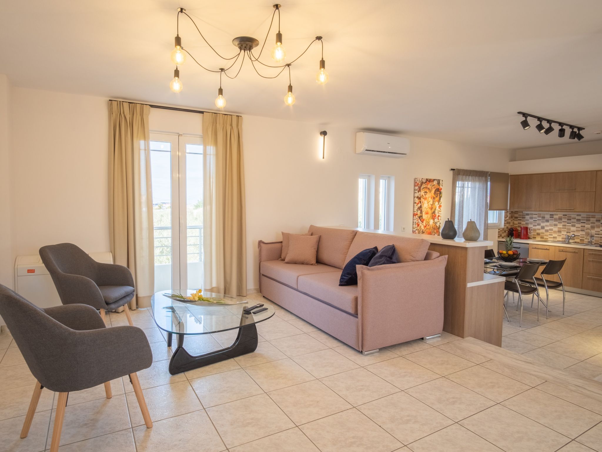 Haus in Agii Theodori mit privatem Pool und Panoramablick-Drinnen