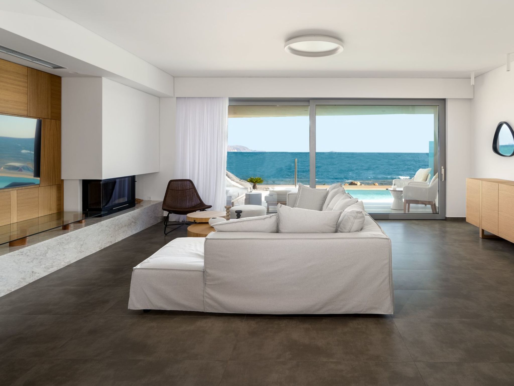 Dias Blaue Villa-Drinnen