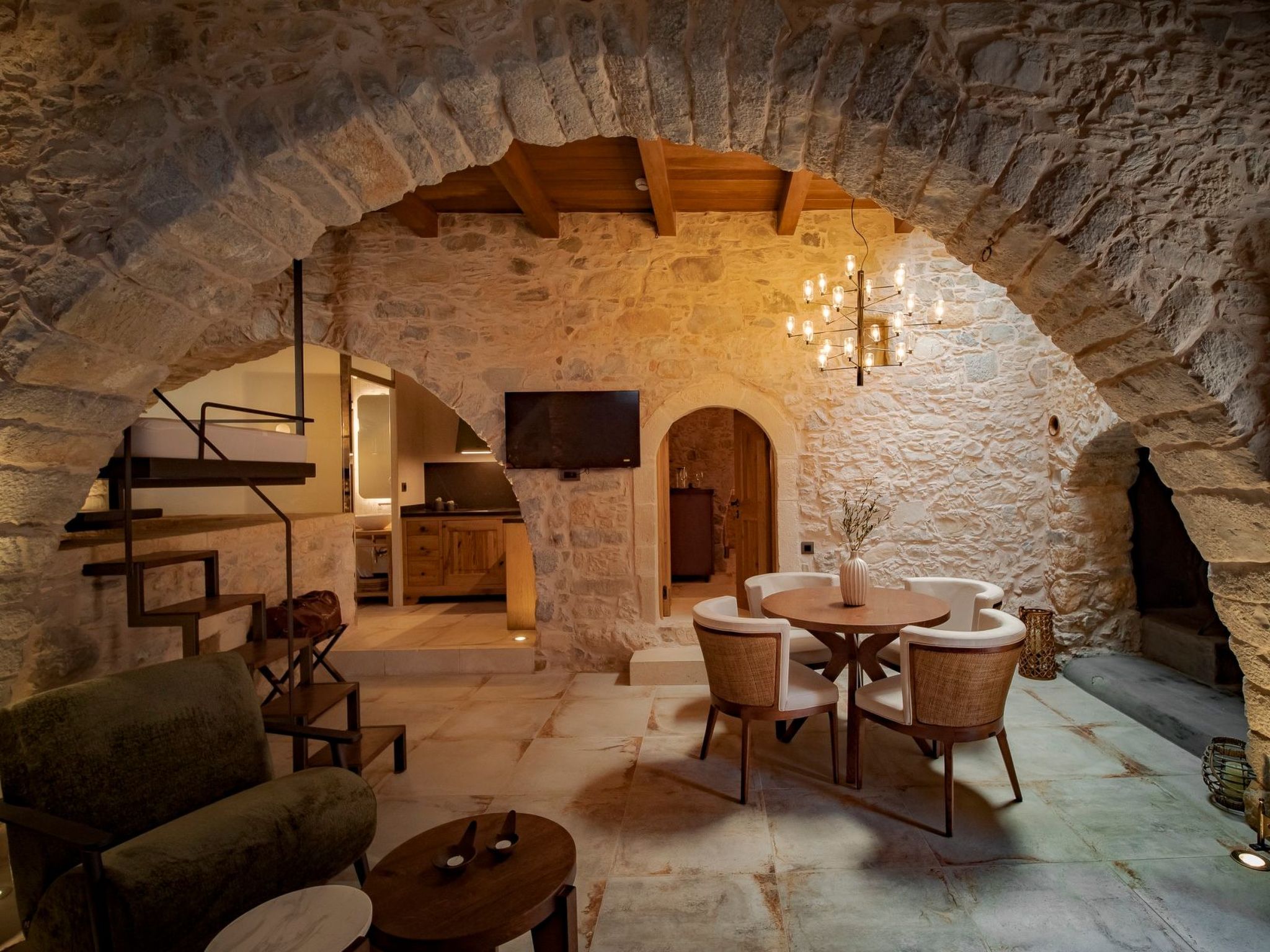 Santa Veneranda bei Checkin Fournospito — Living Room (3 of 7)