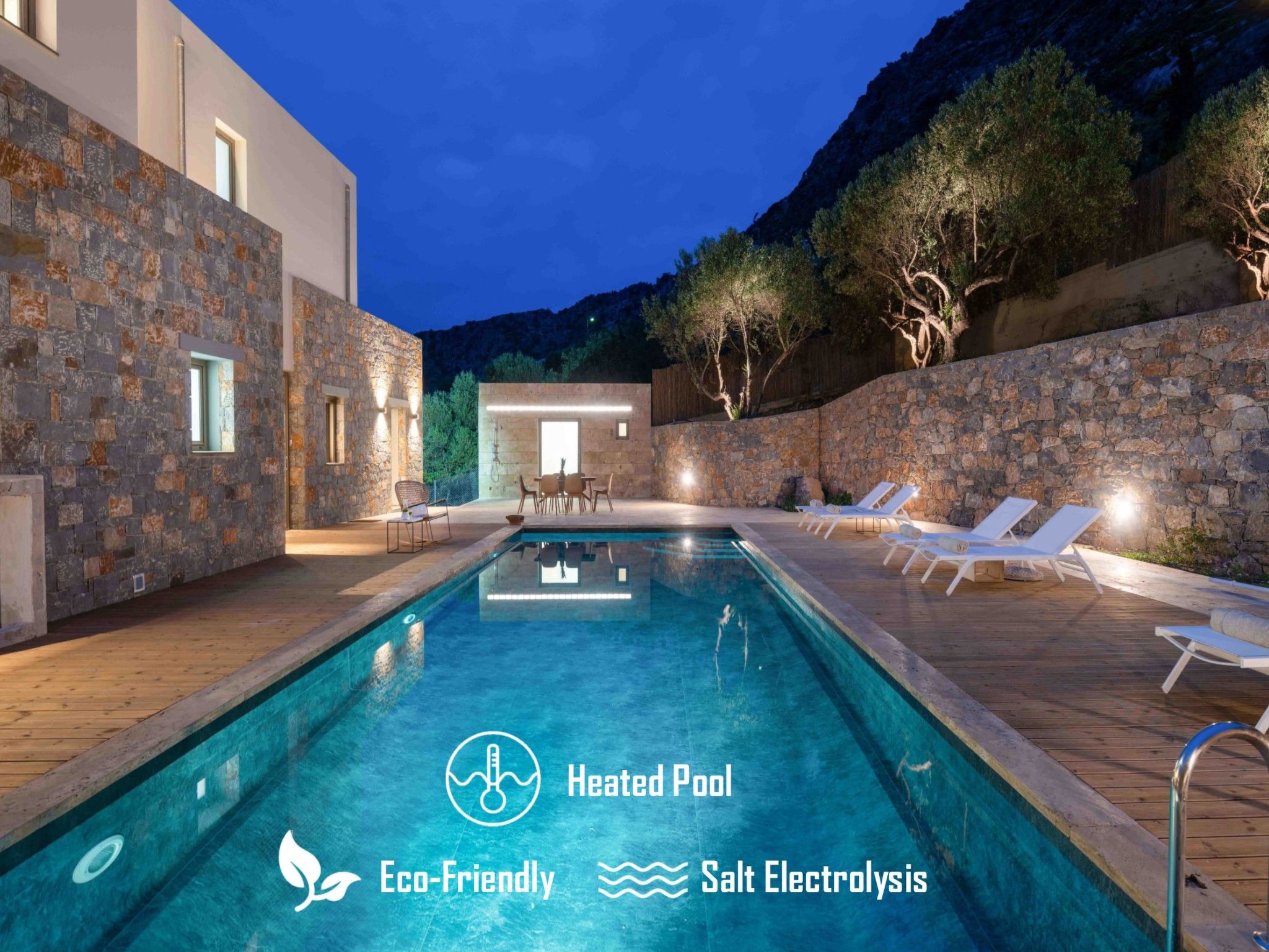Villa Adagio mit Privatpool in Vrachasi, Kreta-Binnen