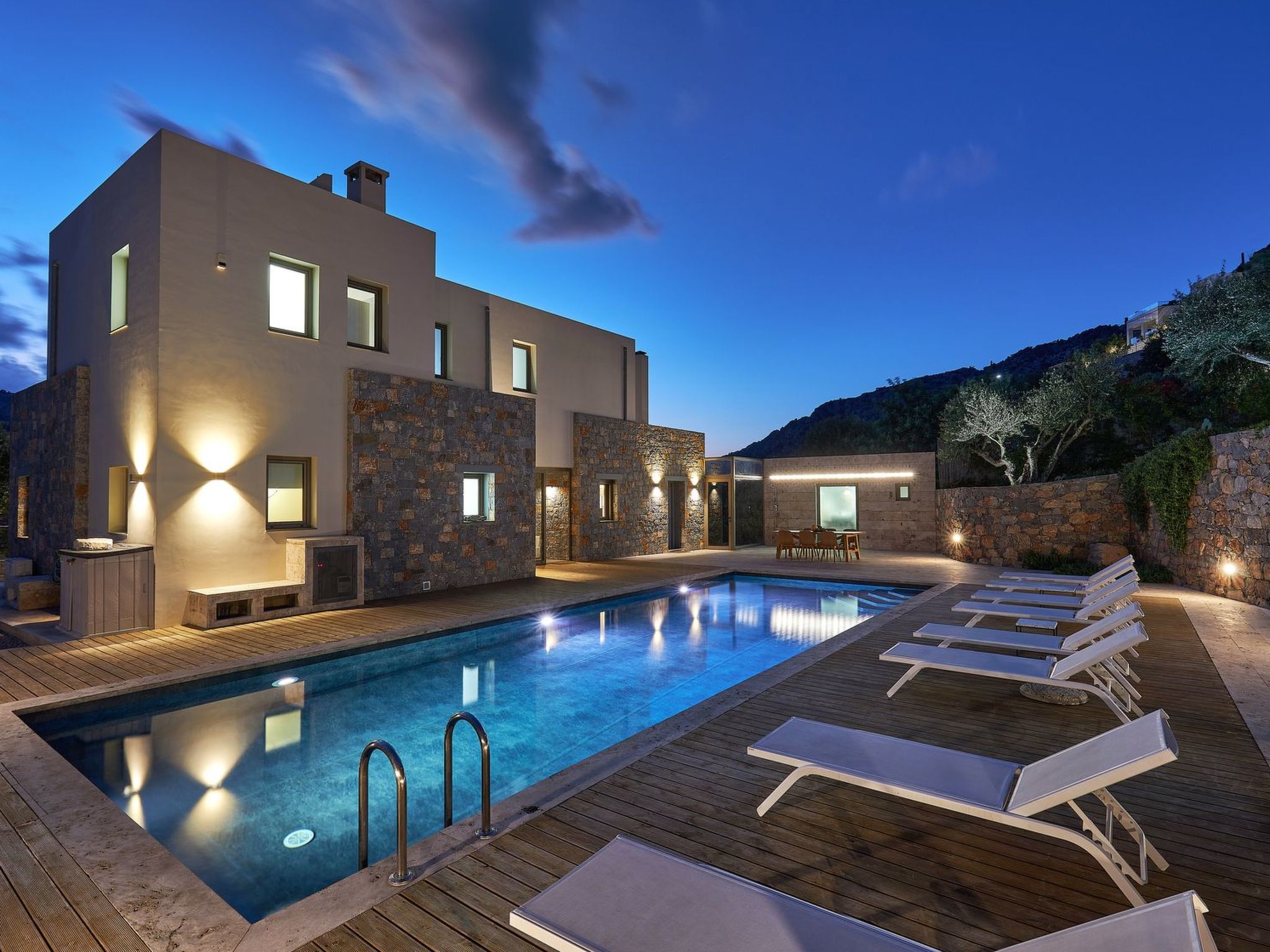 Villa Adagio mit Privatpool in Vrachasi, Kreta-Binnen