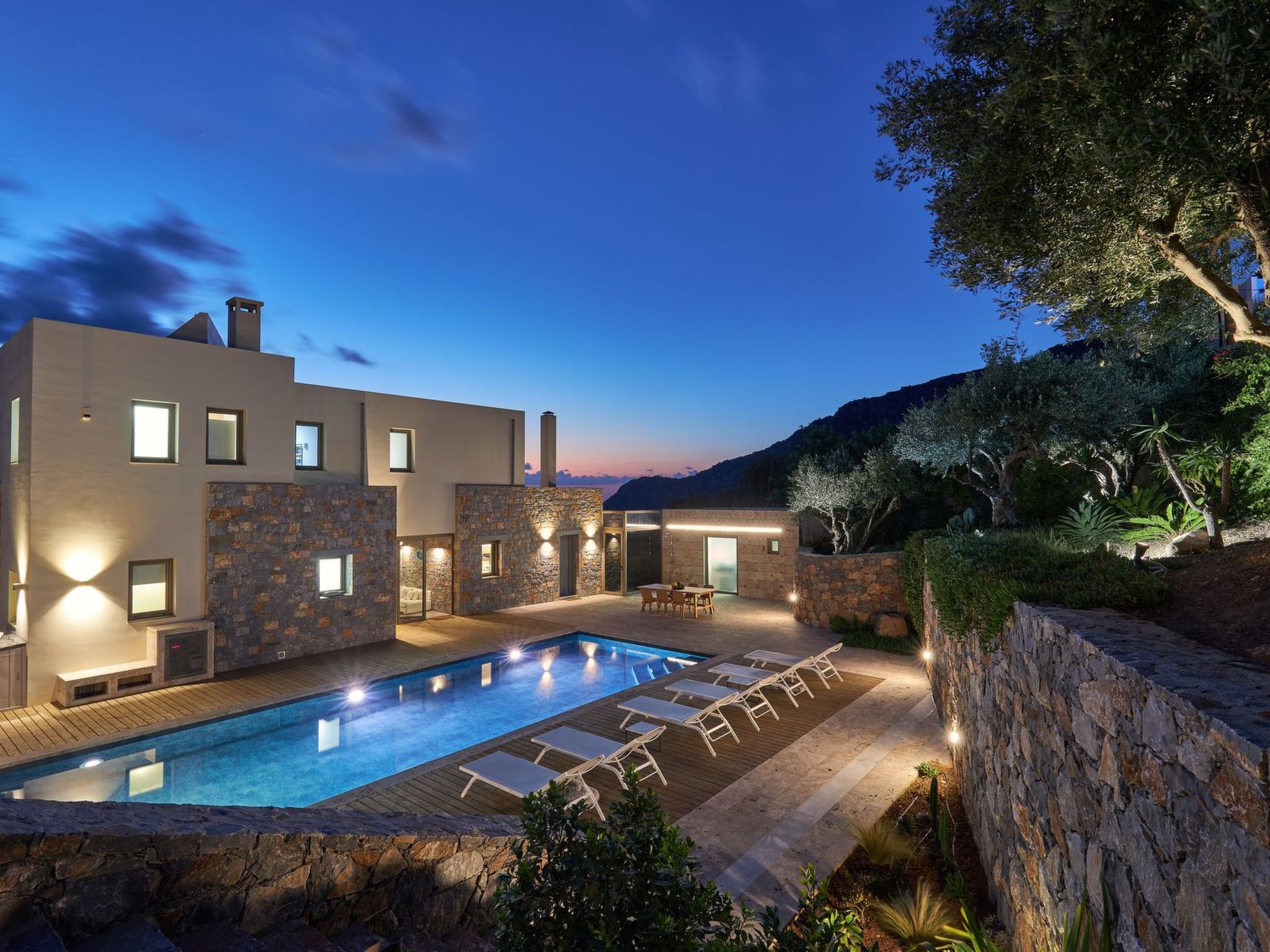Villa Adagio mit Privatpool in Vrachasi, Kreta-Binnen