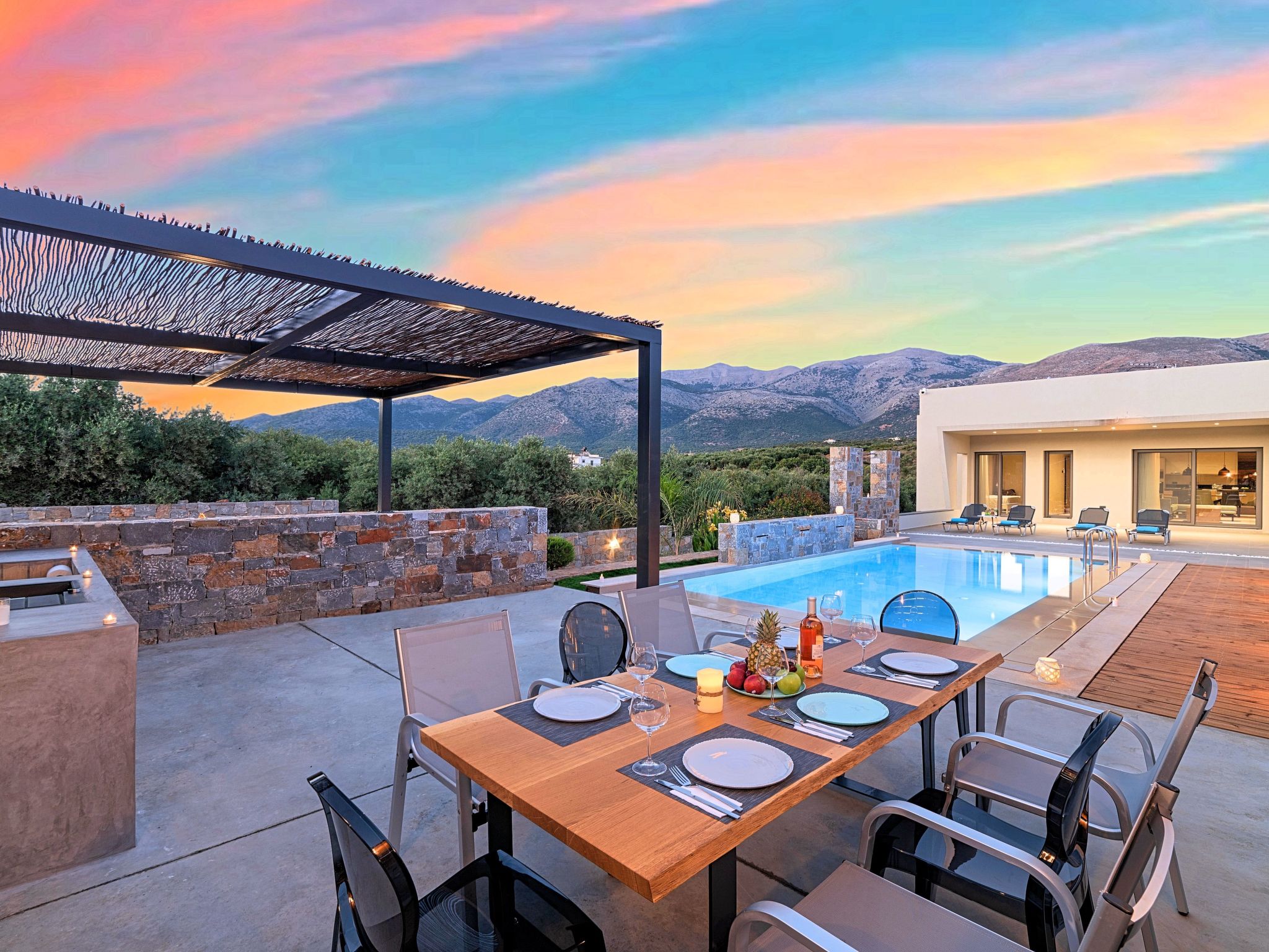 Für 10 Personen in Kalo Chorio, Kreta (Ost-Kreta)