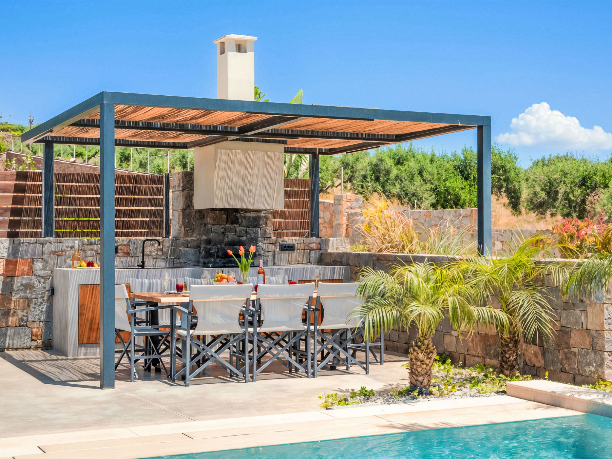 Für 22 Personen in Kalo Chorio, Kreta (Ost-Kreta) - Draußen