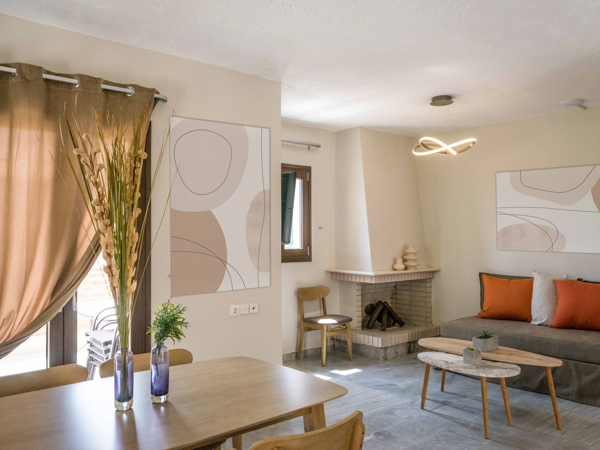 Niriides Villas_Nymfe_ 2-Schlafzimmer privater Pool-Inside