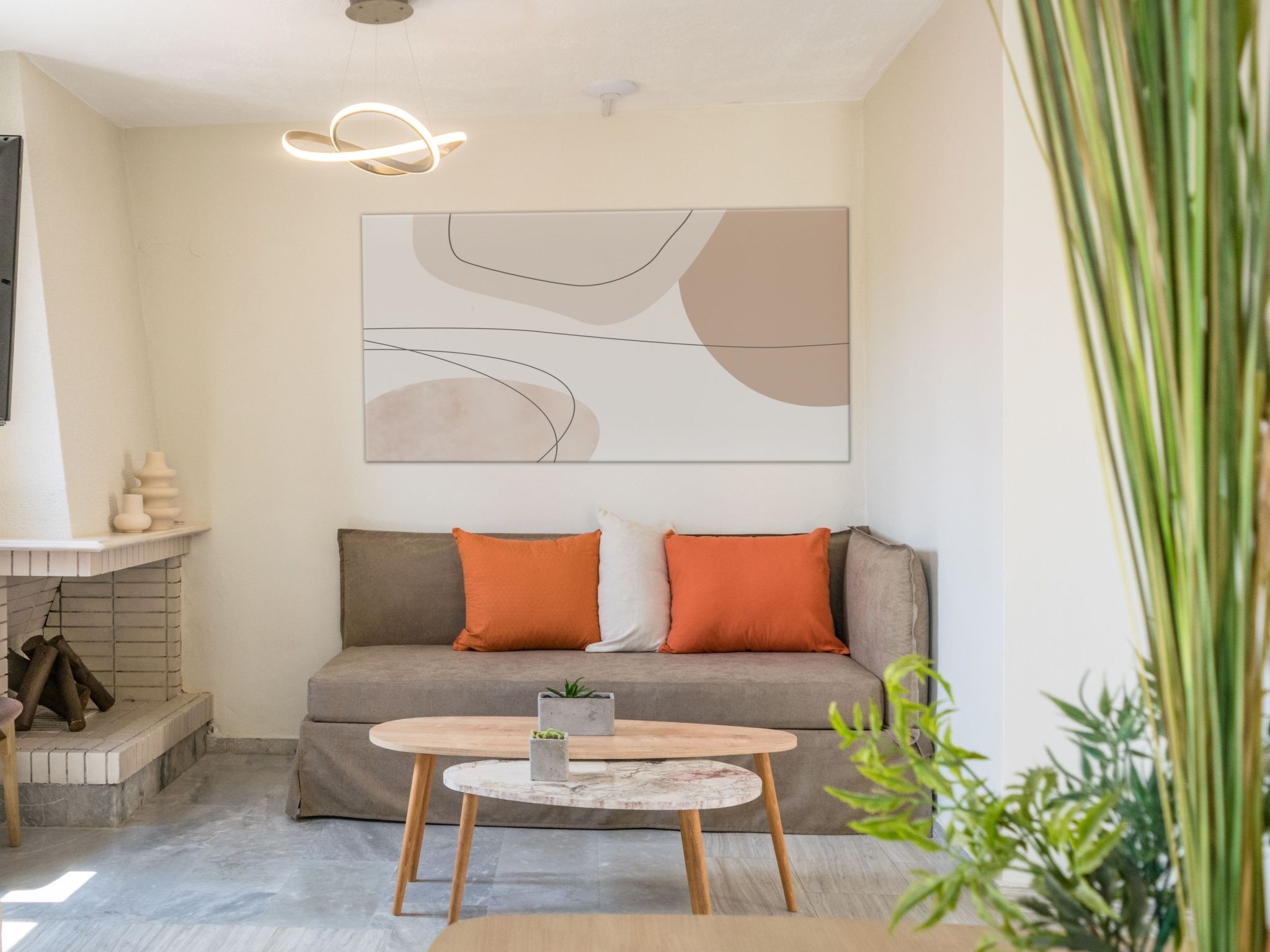 Niriides Villas_Nymfe_ 2-Schlafzimmer privater Pool-Inside