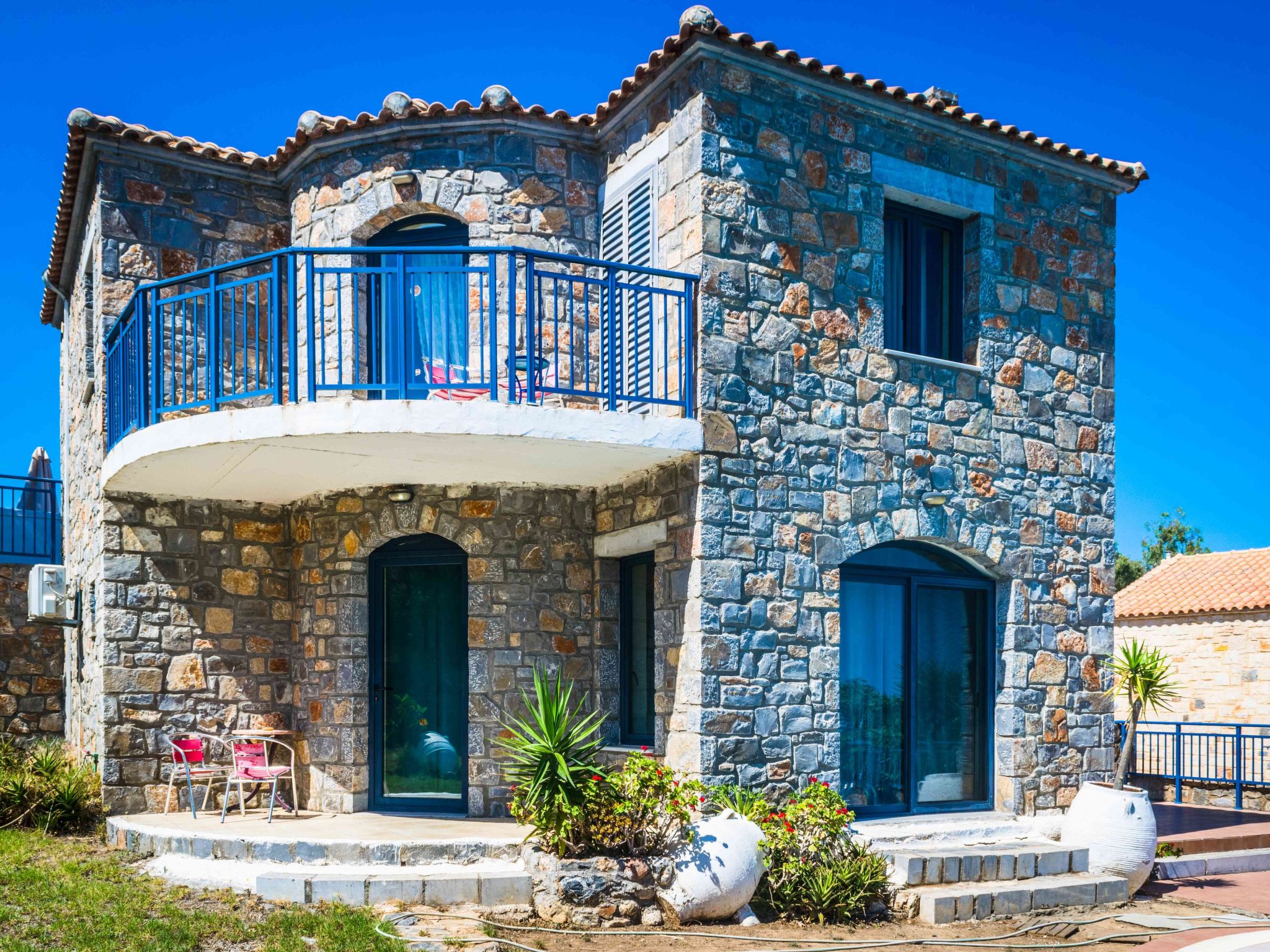 Niriides Villas_ Liagori_ 2-Schlafzimmer privater Pool-Binnen