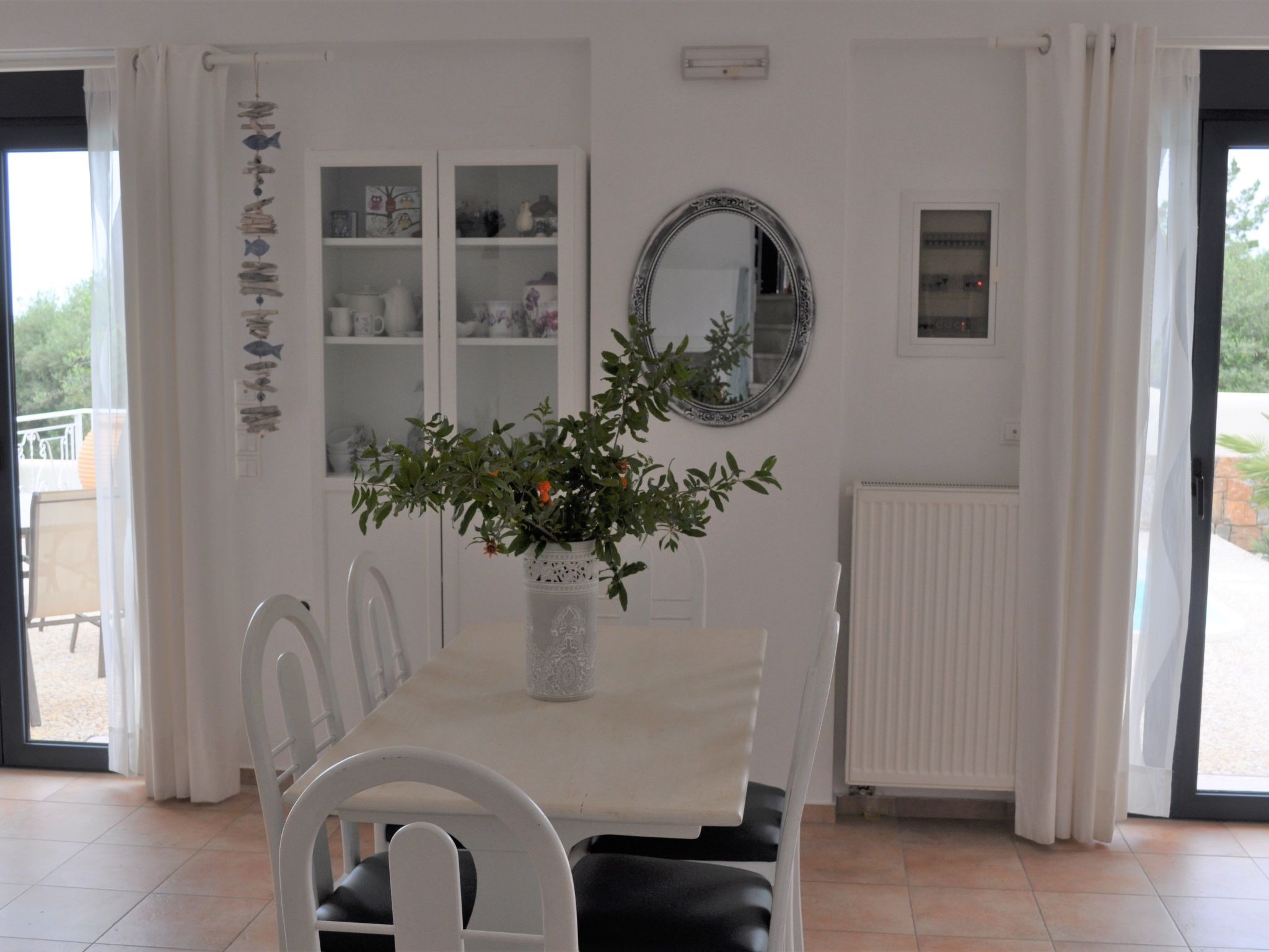 Nefeli Blue Villa in altem Olivenhain, Meerblick-Binnen