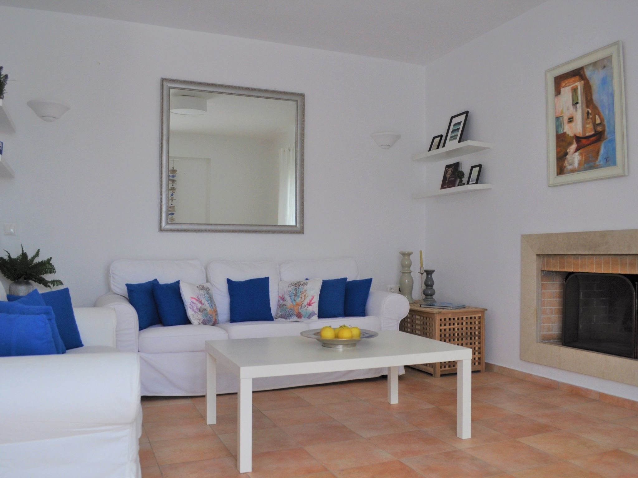 Nefeli Blue Villa in altem Olivenhain, Meerblick-Binnen