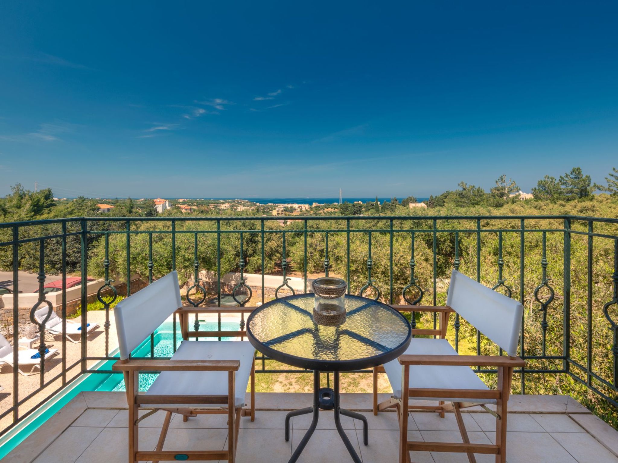 Nefeli Blue Villa in altem Olivenhain, Meerblick-Binnen