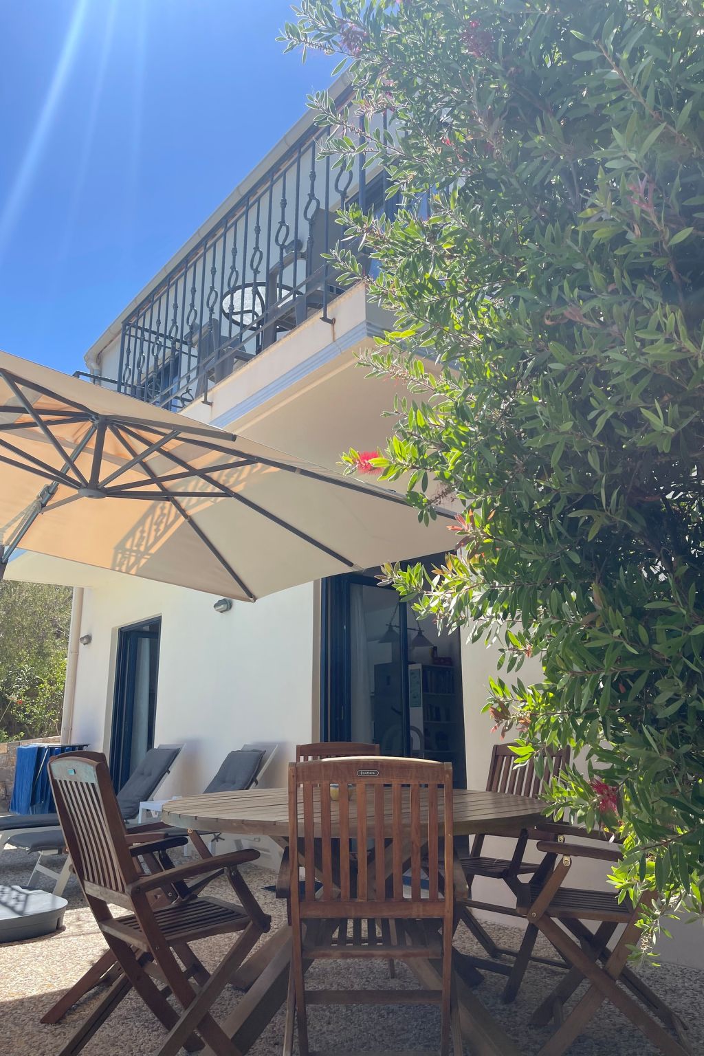 Nefeli Blue Villa in altem Olivenhain, Meerblick-Binnen