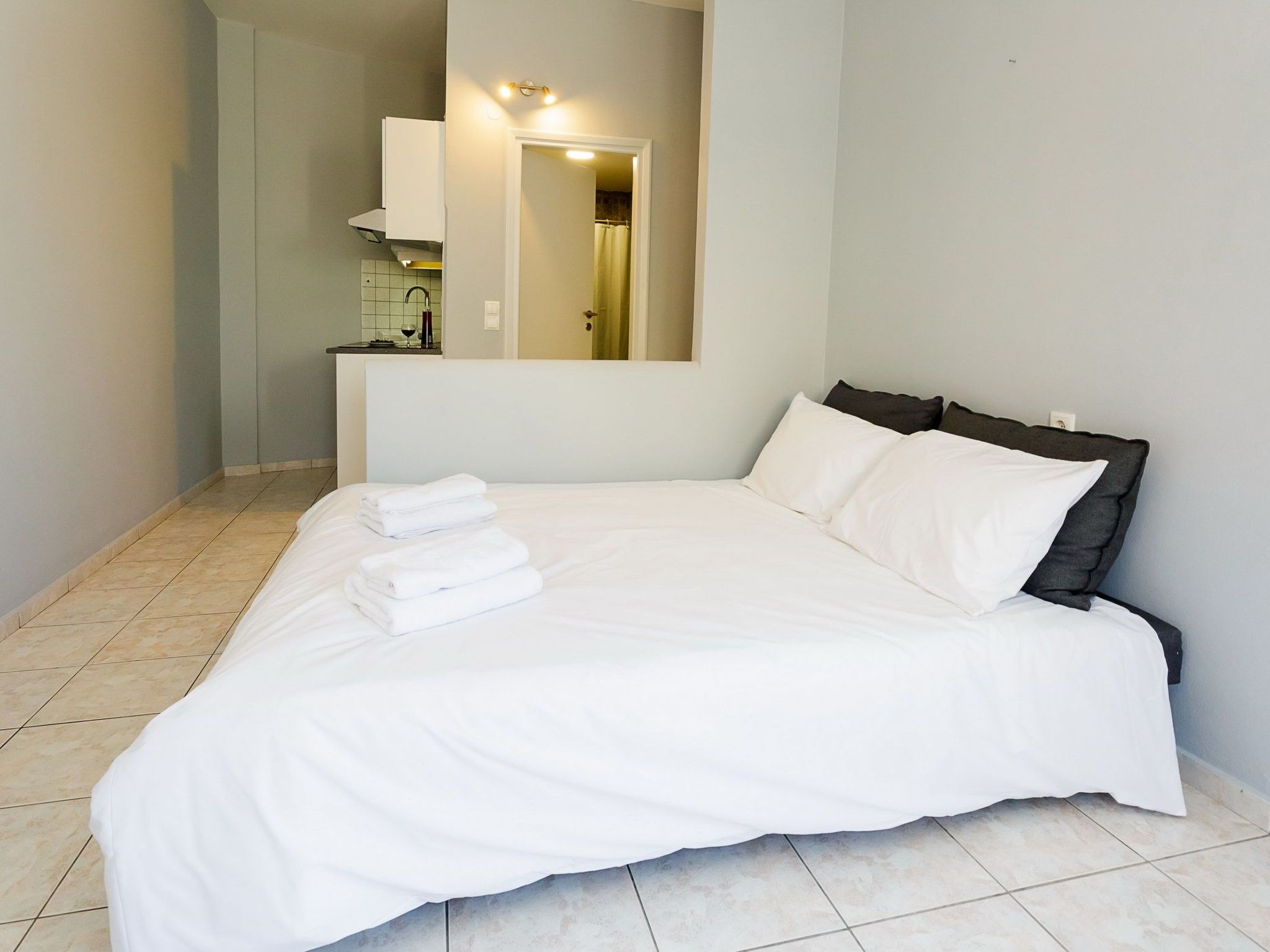 Wohnung in Kato Gouves mit Gemeinschaftspool-Image-tags.info