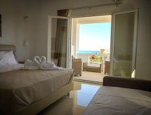 Sunsea Studio met zeezicht voor 3 personen, vlakbij het strand van Analipsi - thumbnail 5