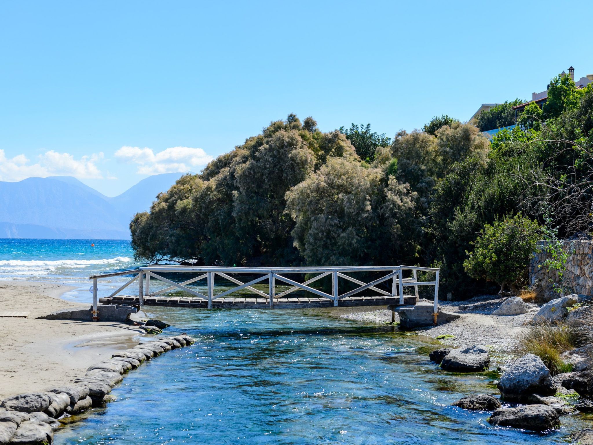 Agios Nikolaos Strand Villa-Draußen