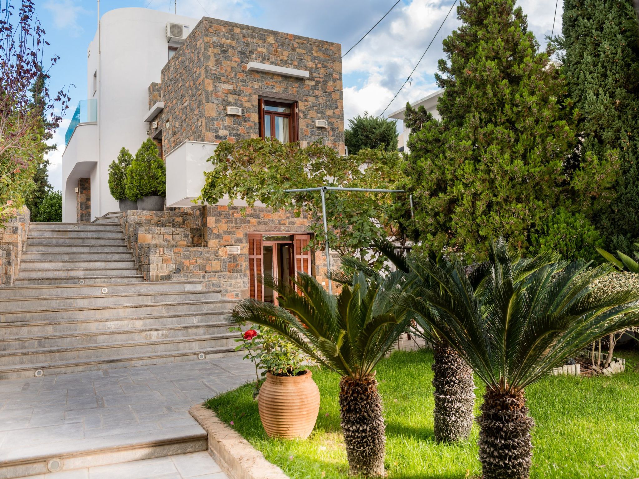 Agios Nikolaos Strand Villa-Draußen