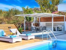 Etoile Villa met verwarmd privézwembad op 250m van zee in Agios Nikolaos - thumbnail 6