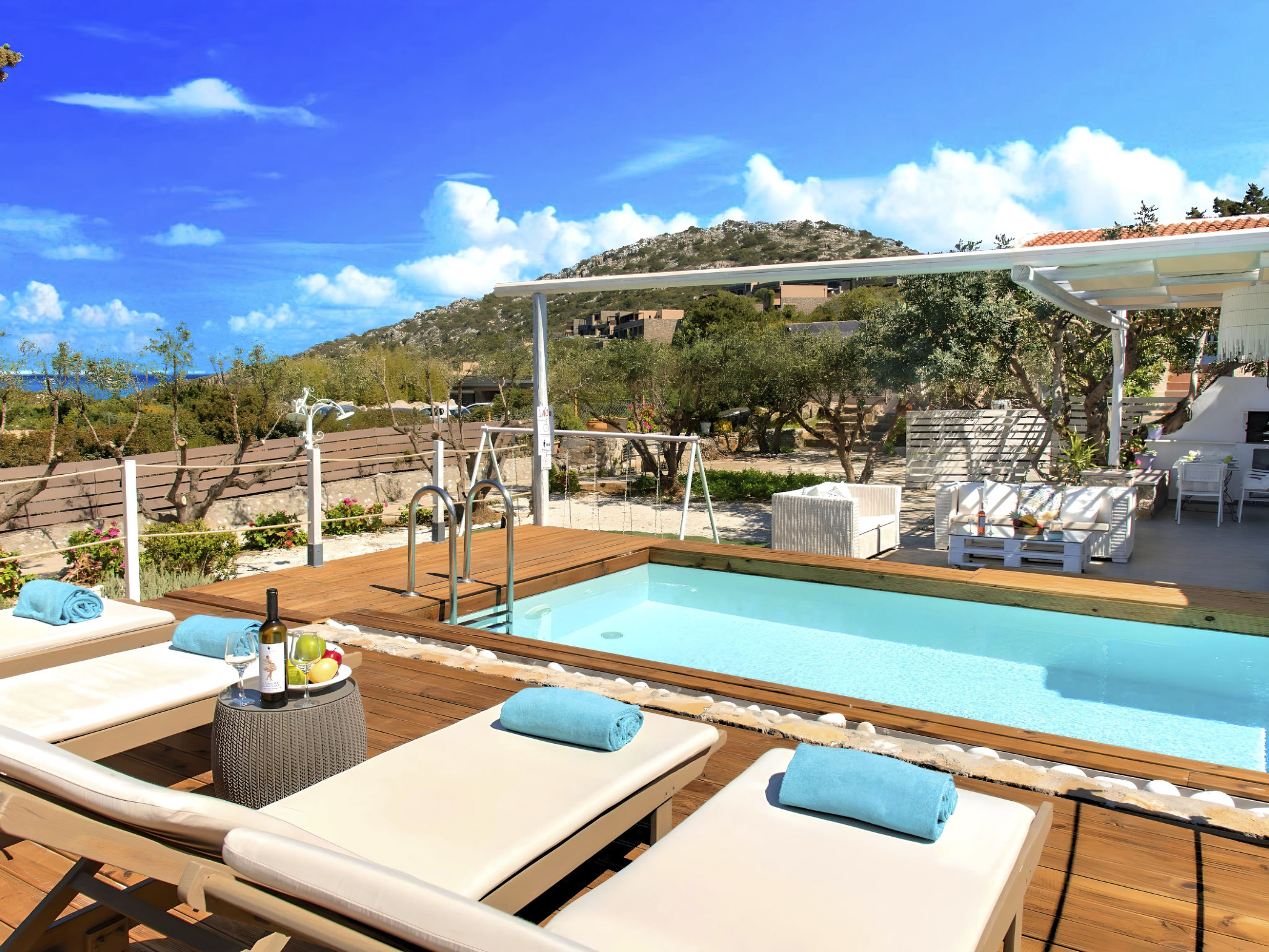 "Cretan Lodge" mit Blick auf das Wasser-Binnen