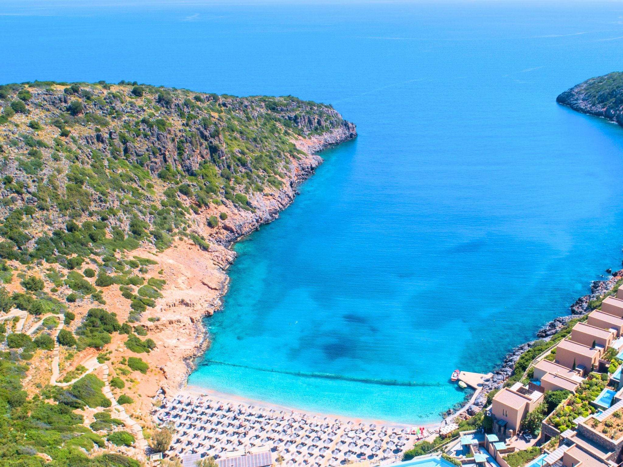 "Cretan Lodge" mit Blick auf das Wasser-Binnen