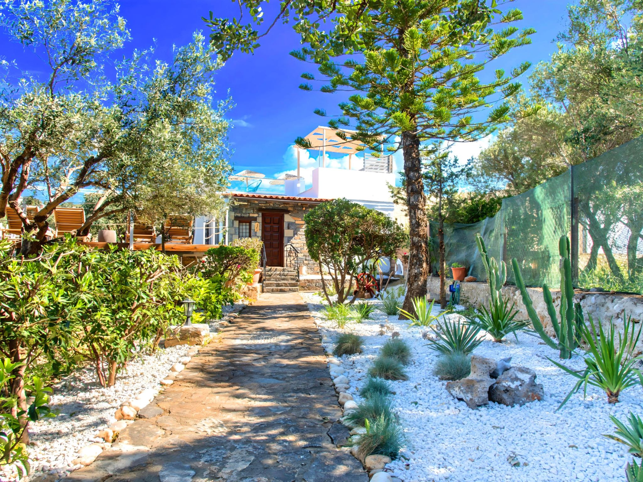 "Cretan Lodge" mit Blick auf das Wasser-Binnen