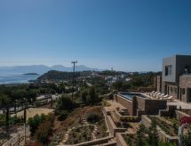 Villa met panoramisch zeezicht en privézwembad bij Agios Nikolaos - thumbnail 3