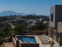 Villa met panoramisch zeezicht en privézwembad bij Agios Nikolaos - thumbnail 4