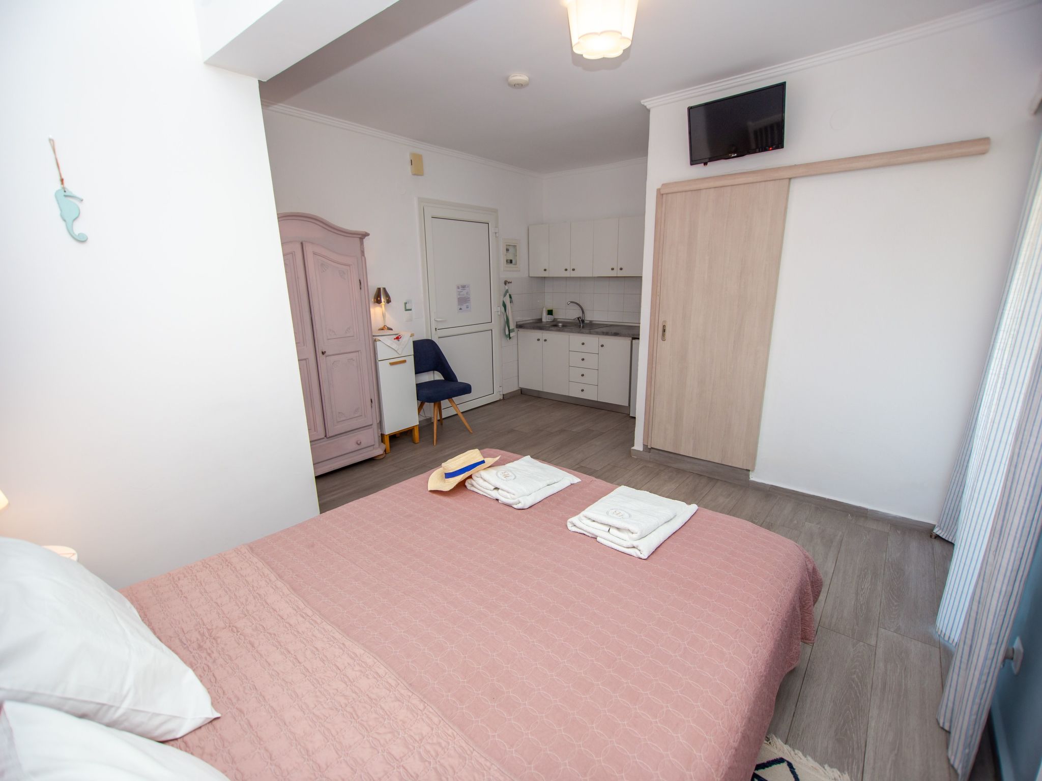 Studio-Appartement mit Balkon-Binnen