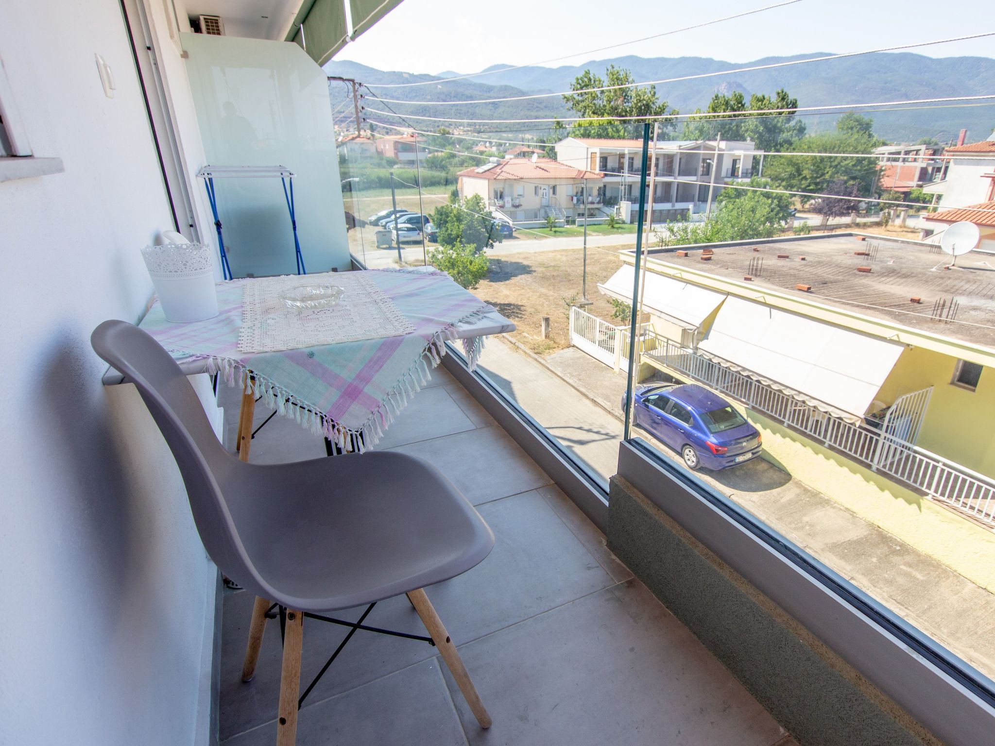 Studio-Appartement mit Balkon-Buiten