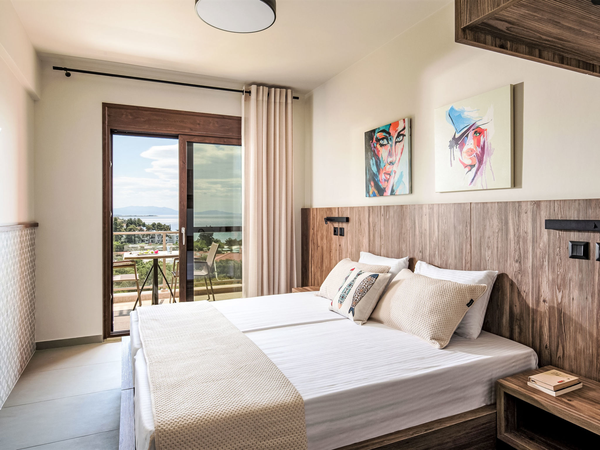 Appartement Modernes Studio für 3 Personen, Pool- und Gartenblick – Chambre, photo 7 sur 27