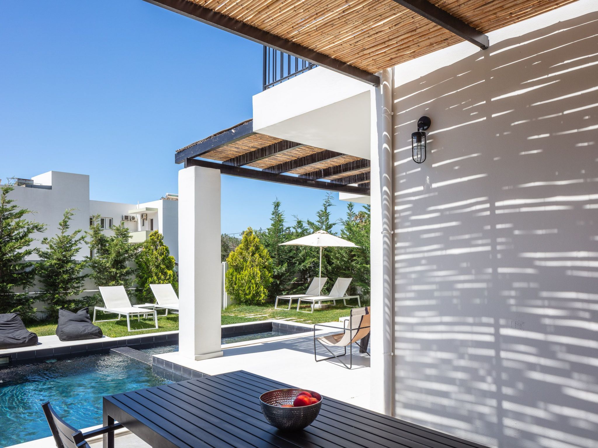 In Plakias mit privatem Parkplatz-Draußen