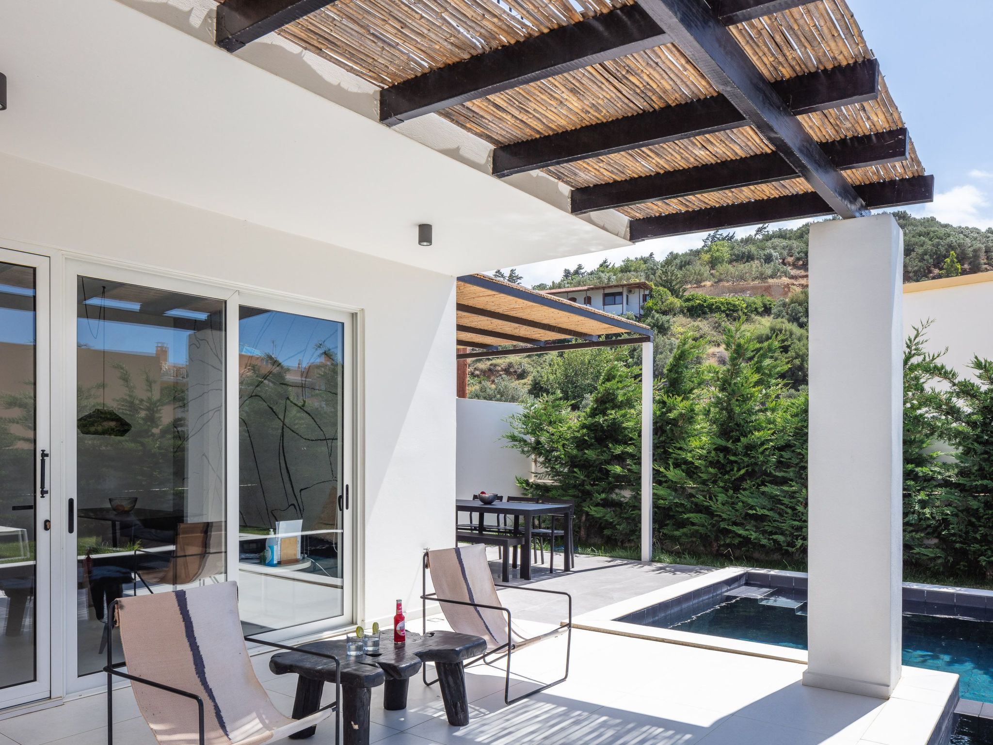 In Plakias mit privatem Parkplatz-Draußen