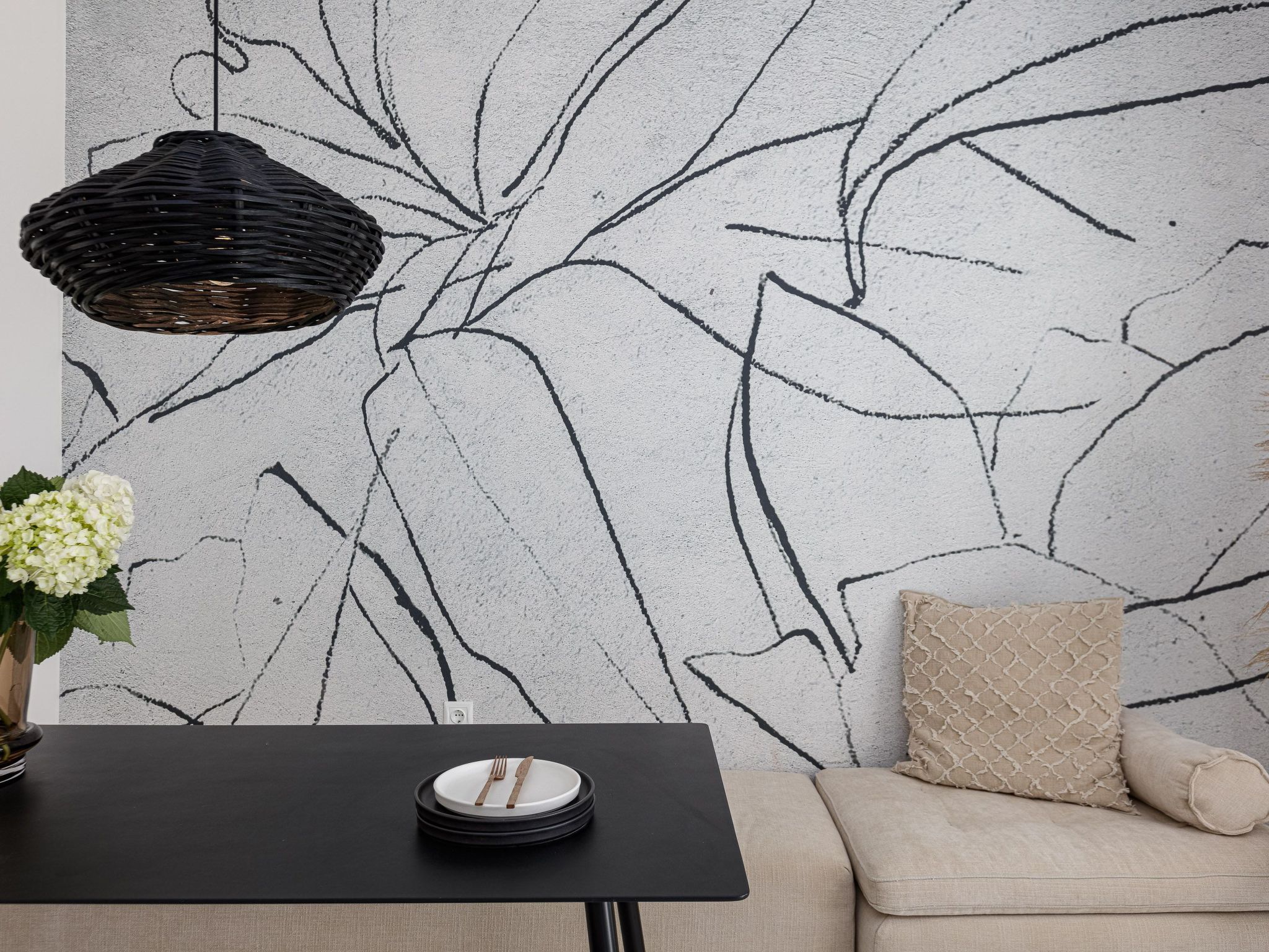 In Plakias mit privatem Parkplatz-Drinnen