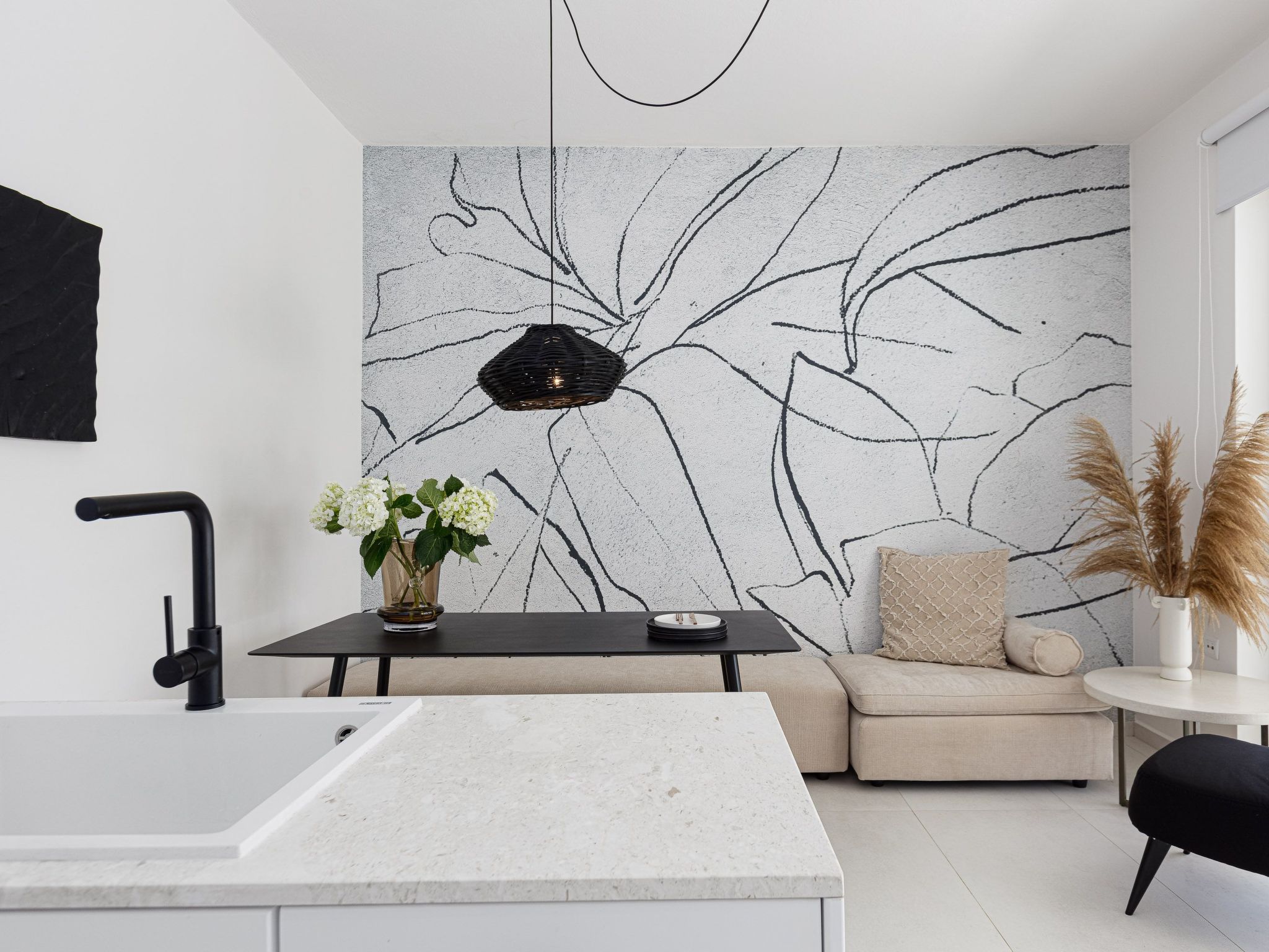 In Plakias mit privatem Parkplatz-Drinnen