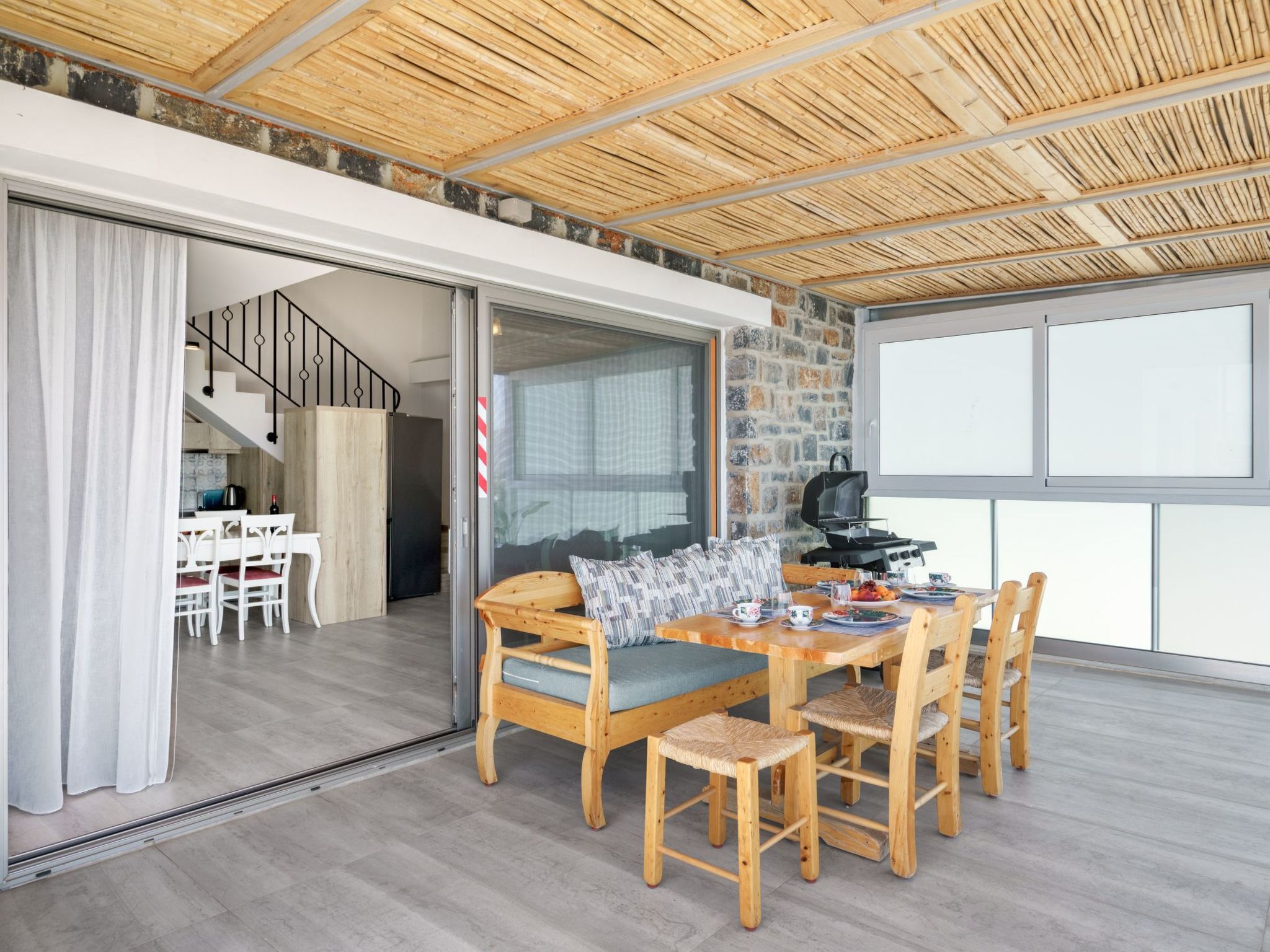 "Venetsianiko" mit privatem Parkplatz-Dedans