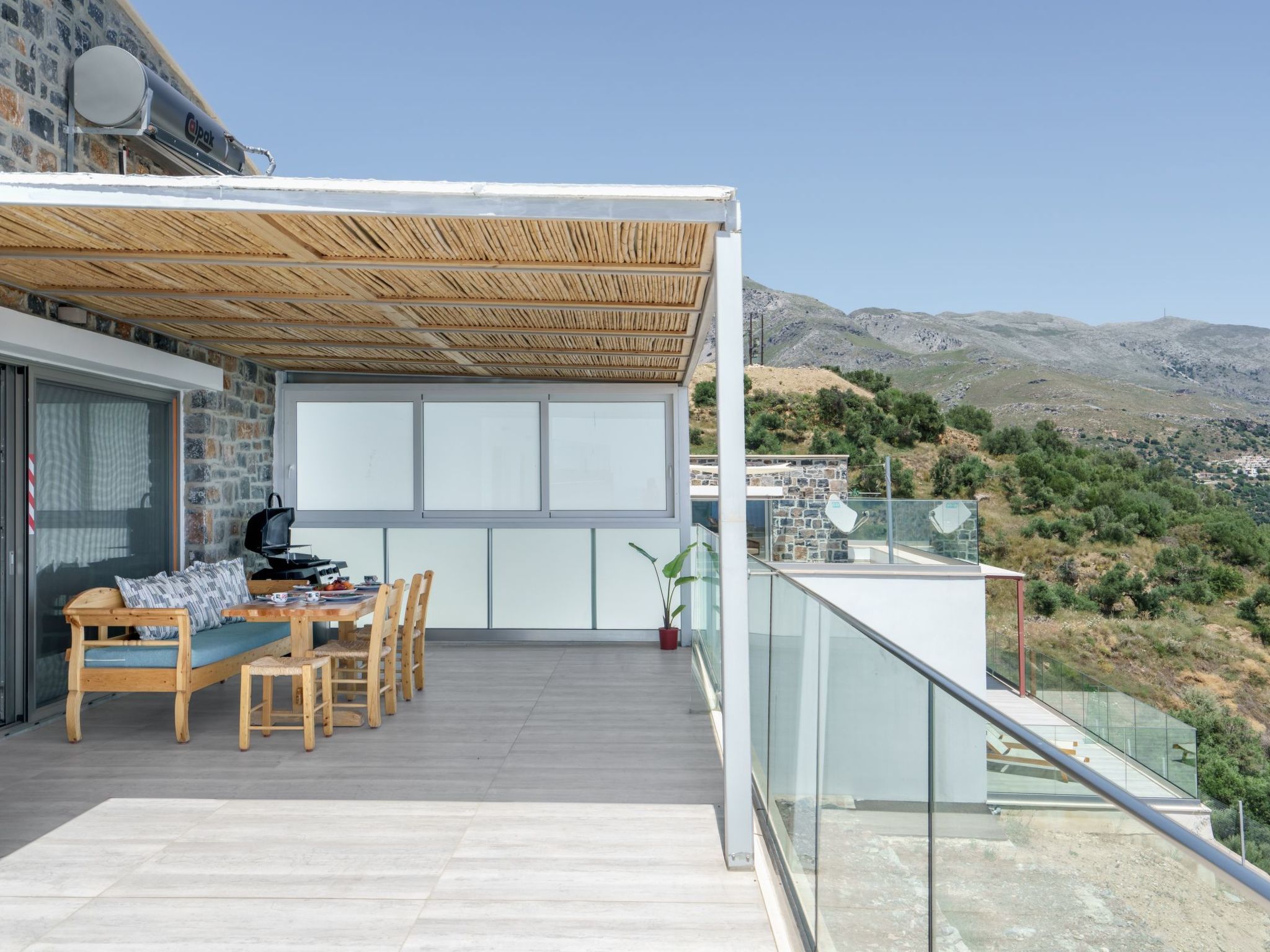 "Venetsianiko" mit privatem Parkplatz-Dehors