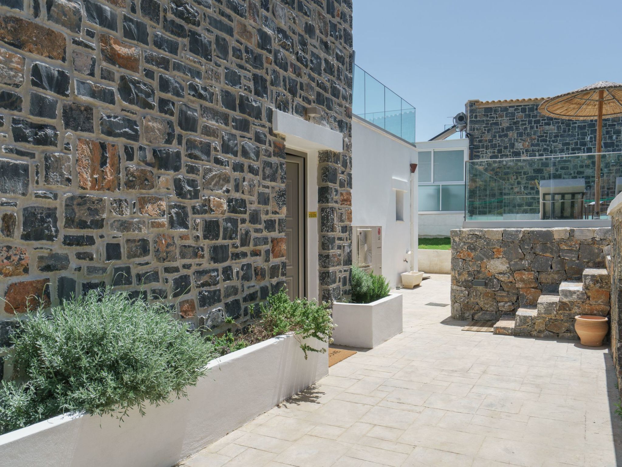 "Venetsianiko" mit privatem Parkplatz-Dehors