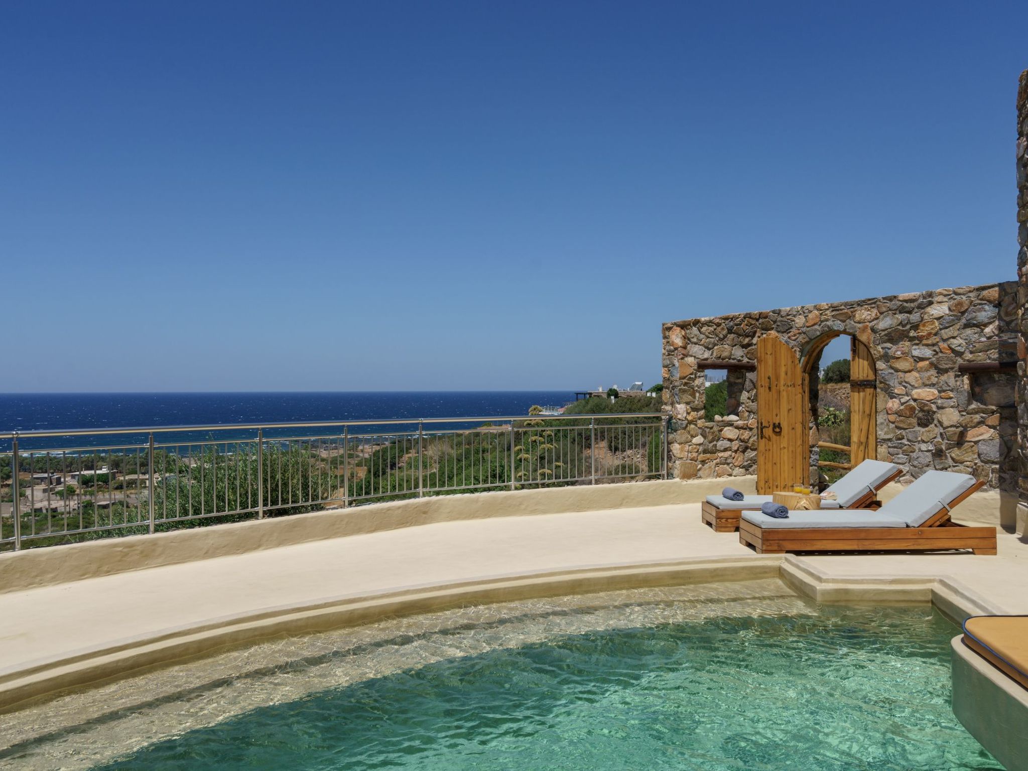 Stilvolle Villa, privater Pool und Grillplatz bei Elafonissi-Binnen