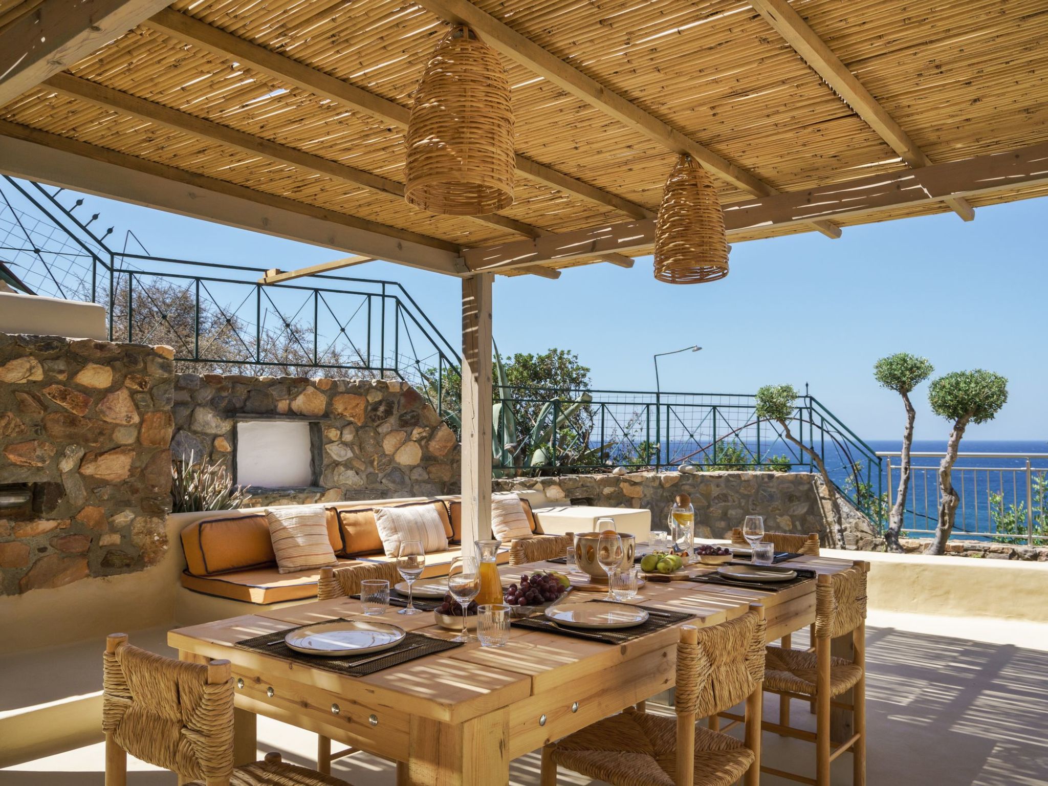 Stilvolle Villa, privater Pool und Grillplatz bei Elafonissi-Binnen