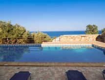 Atemberaubende Aussicht in der Villa bei Elafonissi